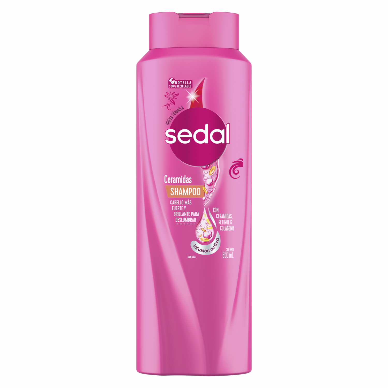 Shampoo De Cabello Con Ceramidas Active SEDAL 650 Ml
