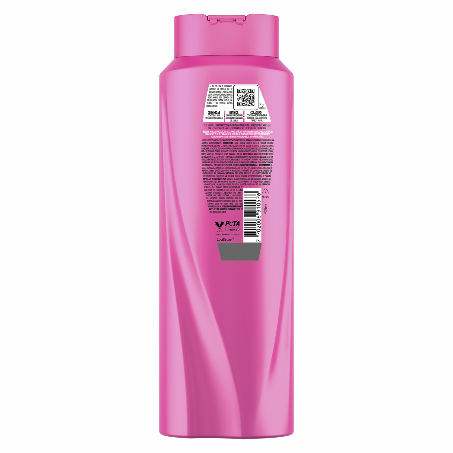 Shampoo De Cabello Con Ceramidas Active SEDAL 650 Ml