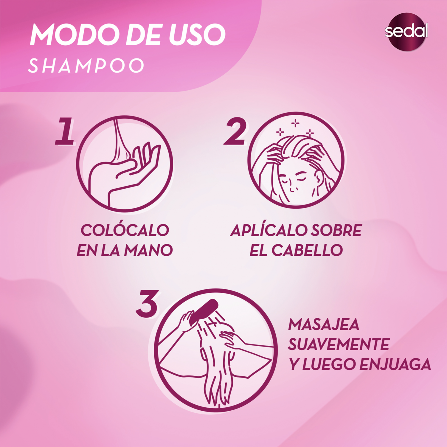 Shampoo De Cabello Con Ceramidas Active SEDAL 650 Ml