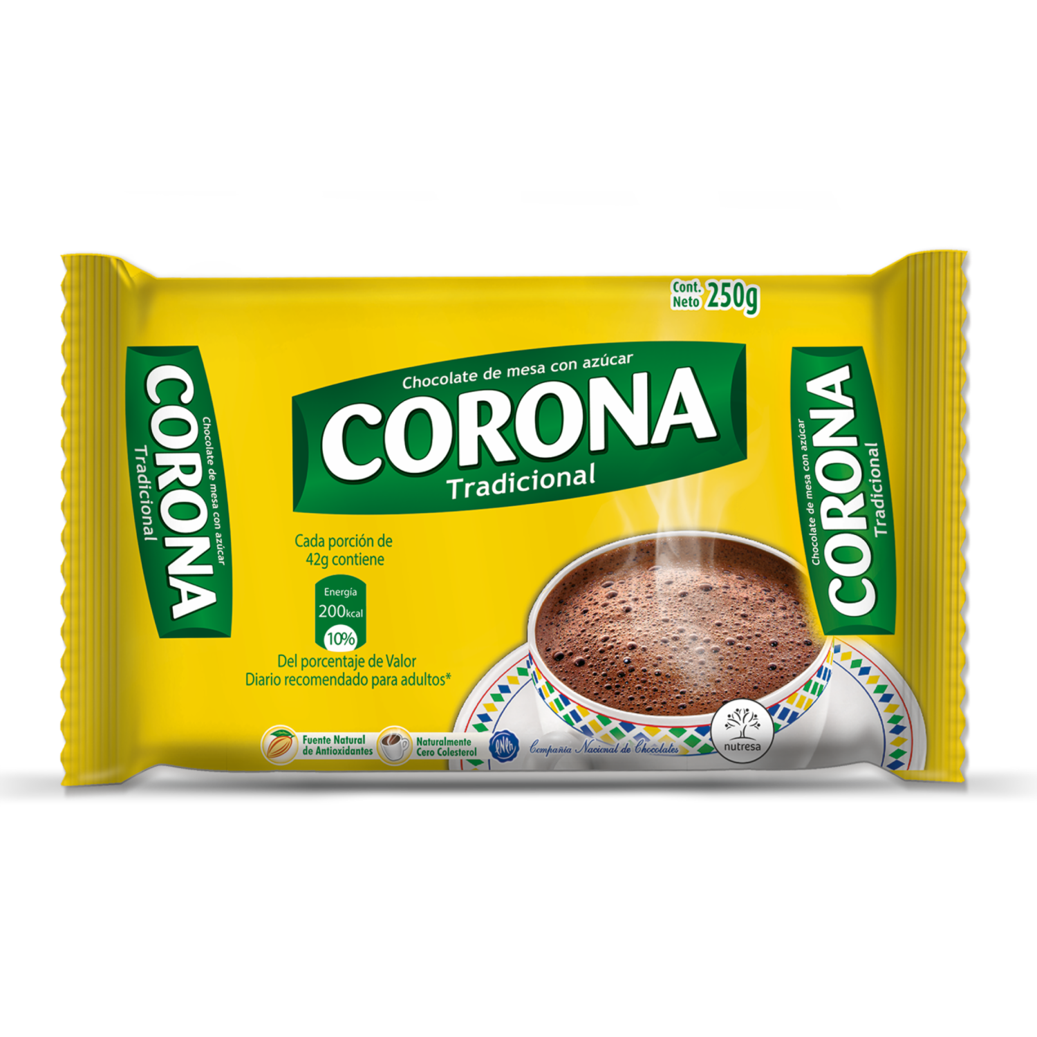 Chocolate Chocolate En Tableta CORONA 250 G