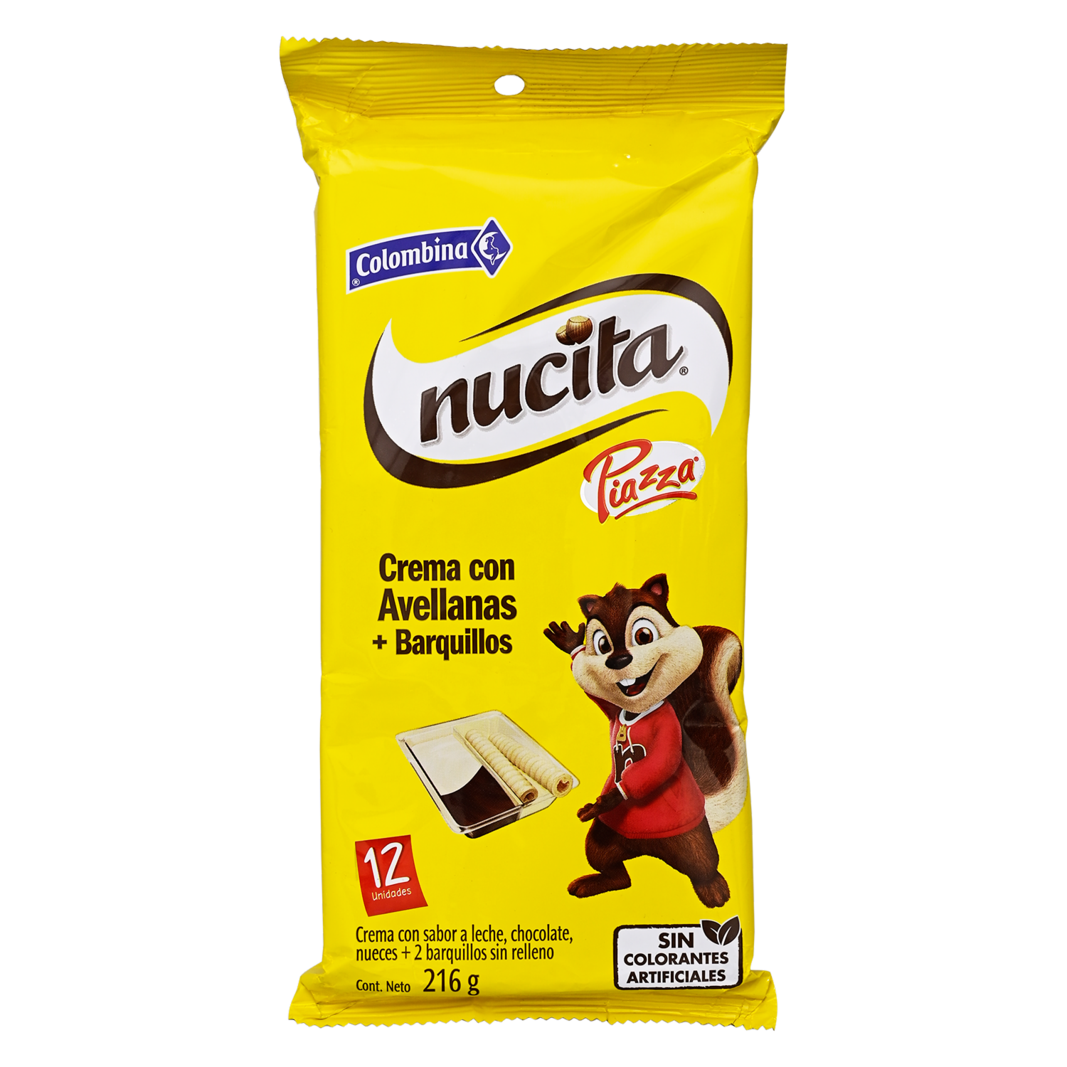 Barquillos De Leche Y Chocolate NUCITA 216 G