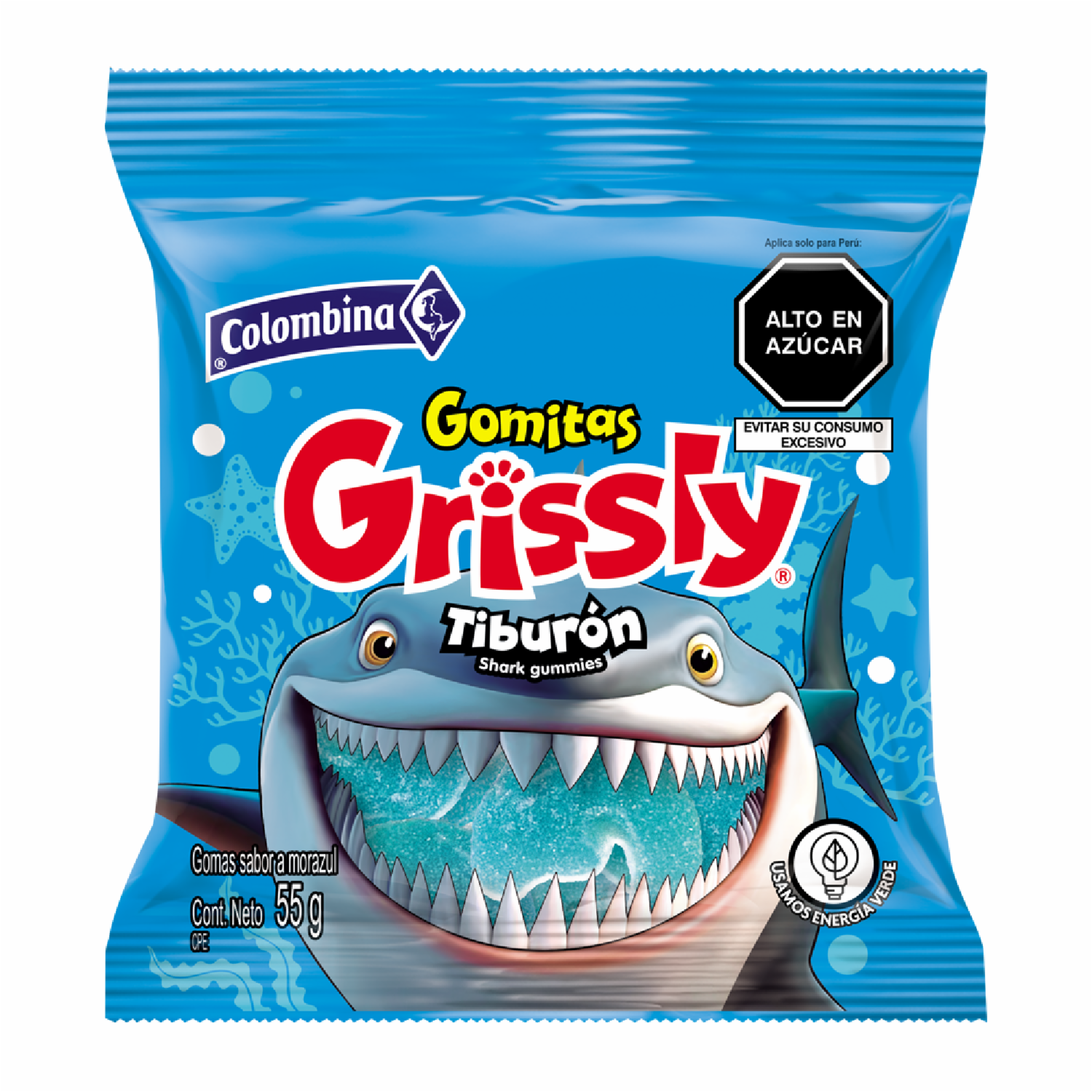 Gomitas Tiburón GRISSLY 55 G