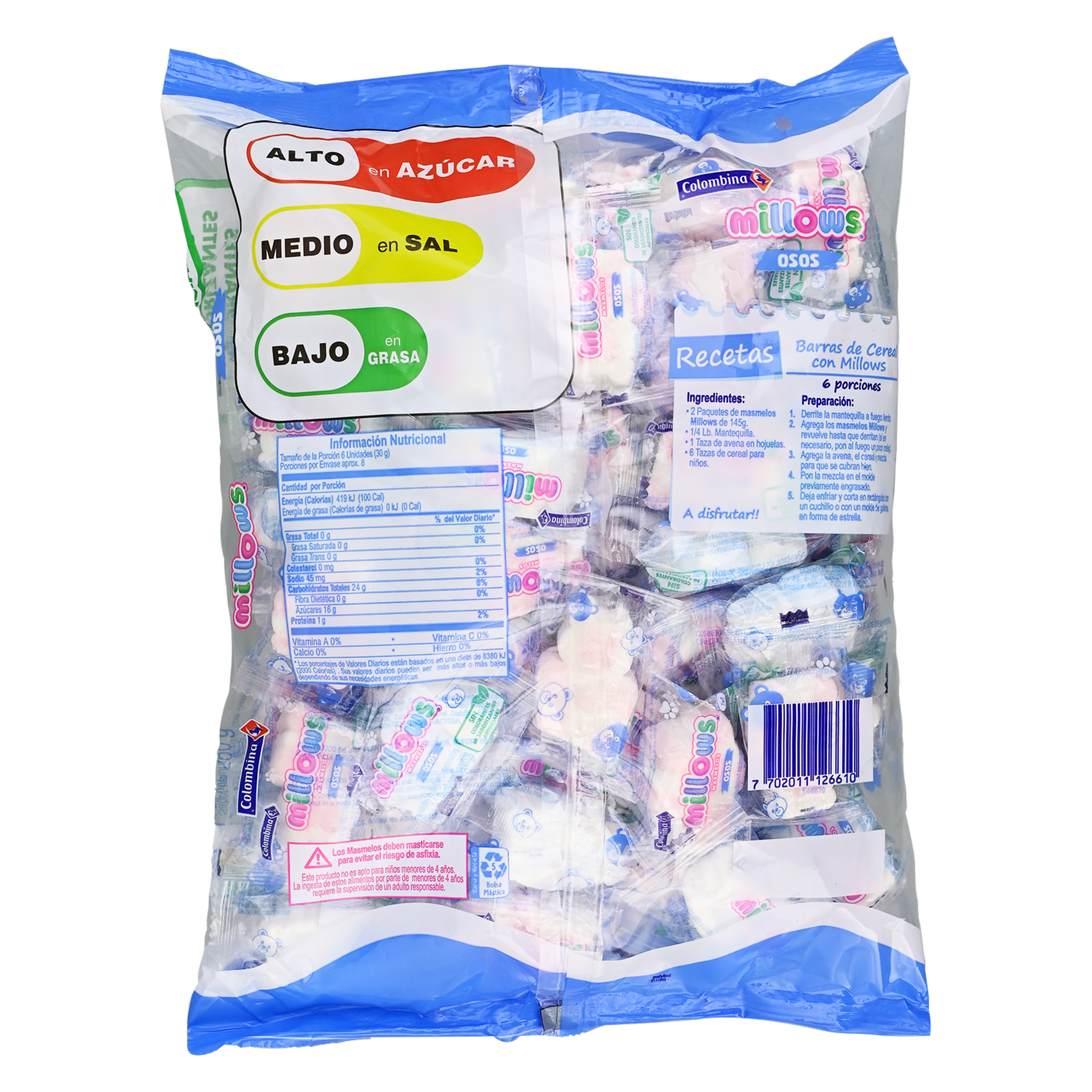 Masmellows Osos MILLOWS 250 G