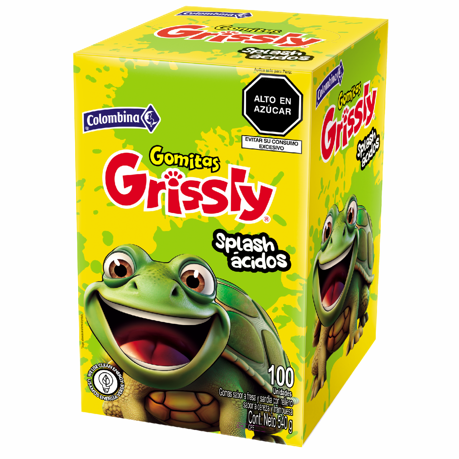 Gomitas Splash Rellenas GRISSLY 540 G