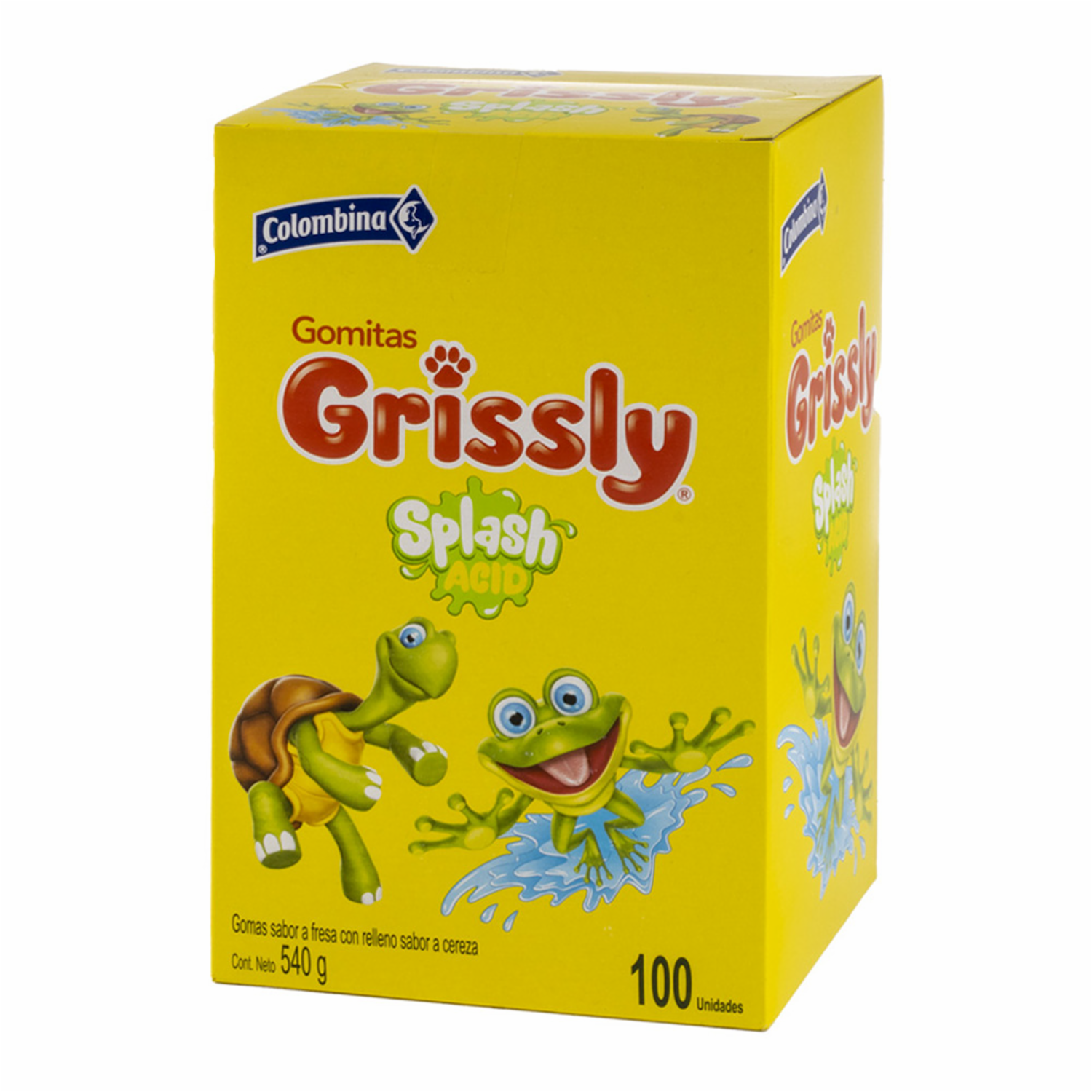 Gomitas Splash Rellenas GRISSLY 540 G