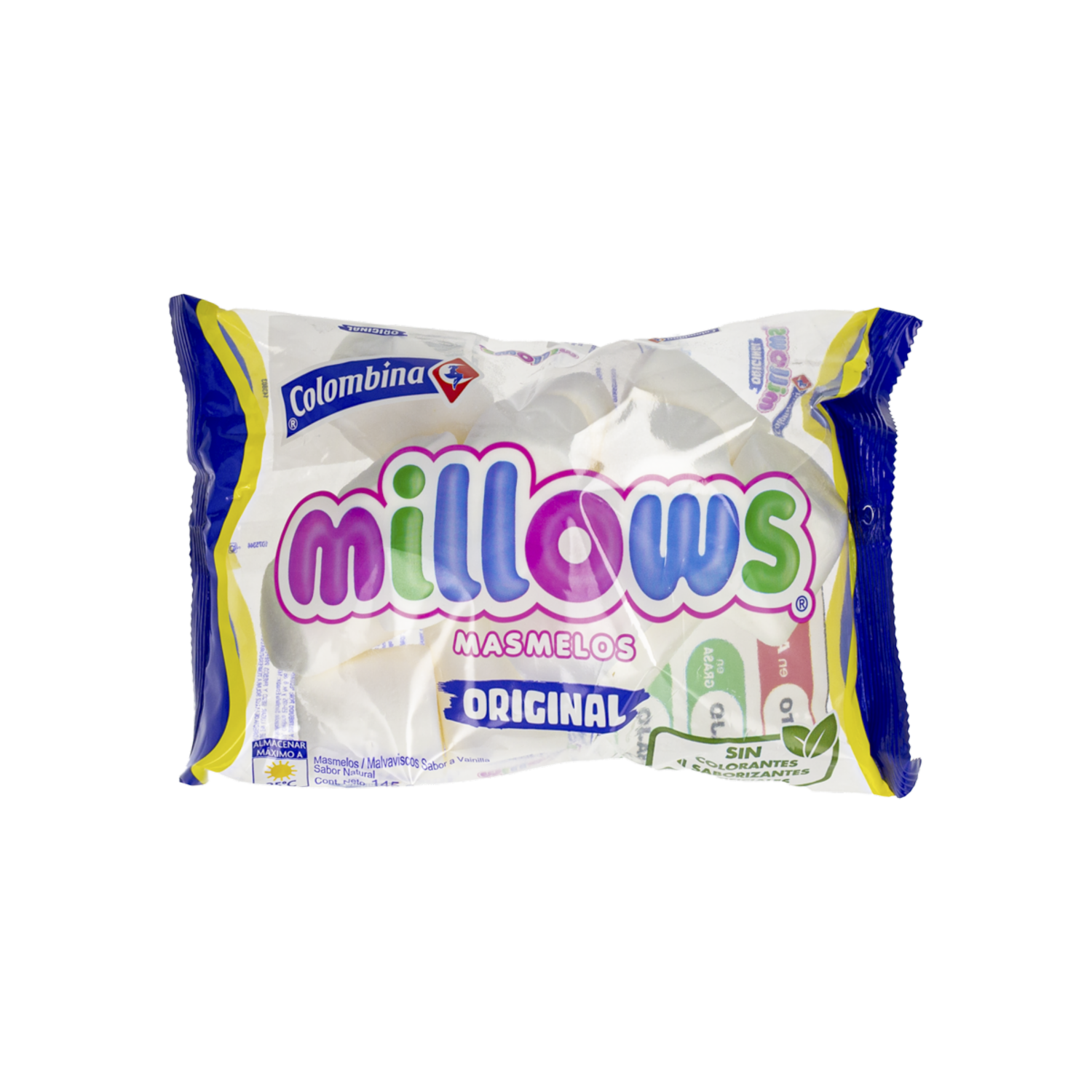 Masmellows Blanco Cilindro MILLOWS 145 G