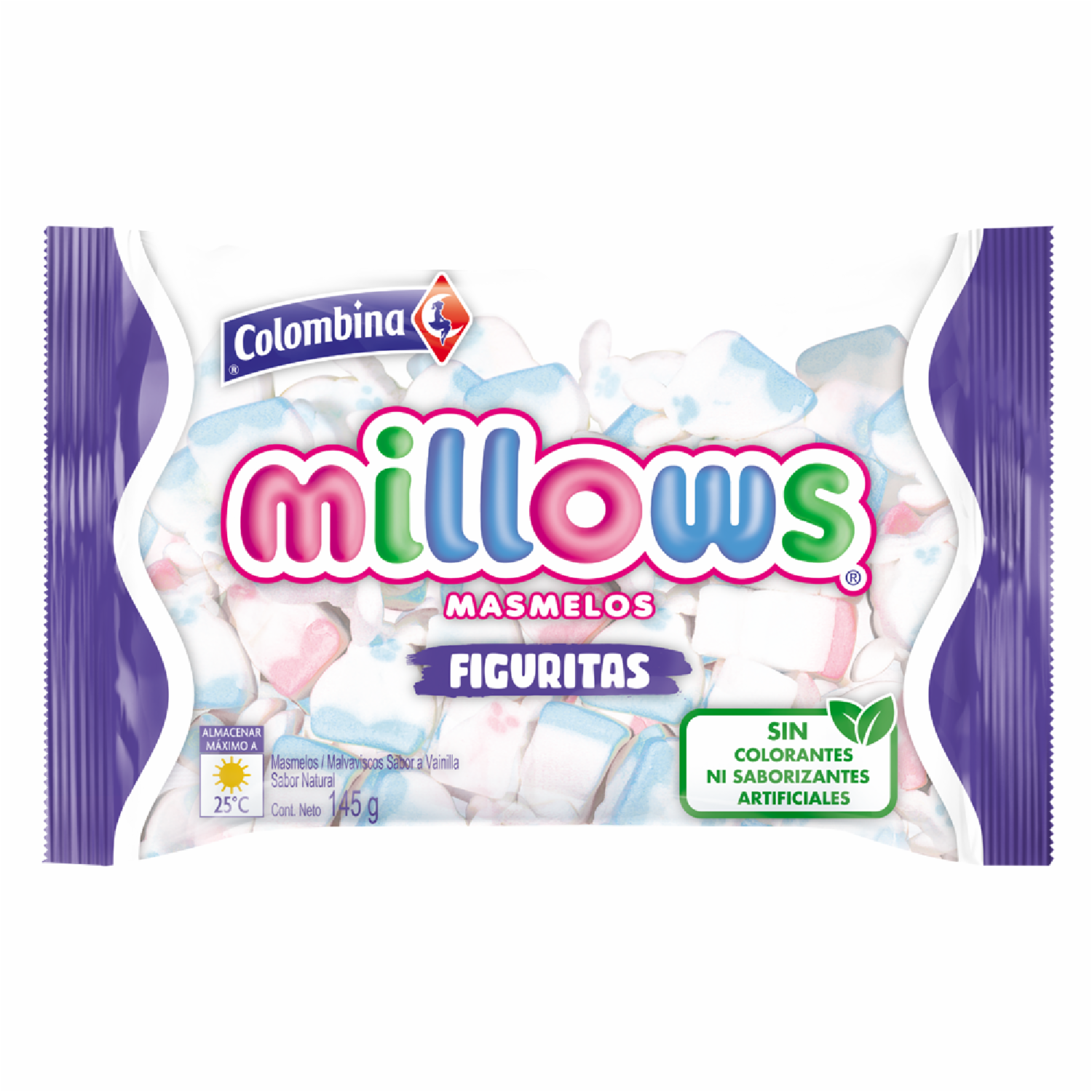 Marshmellows Arco Iris MILLOWS 145 G
