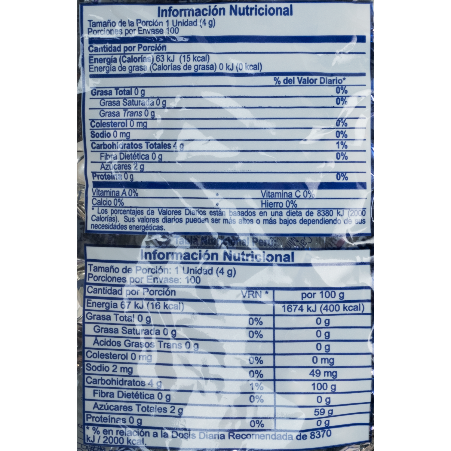 Caramelos Mentolados MENTA HELADA 400 G