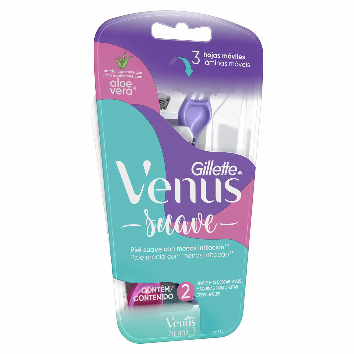 Razuradora Desechable Simply Venus VENUS 1×2 Uds