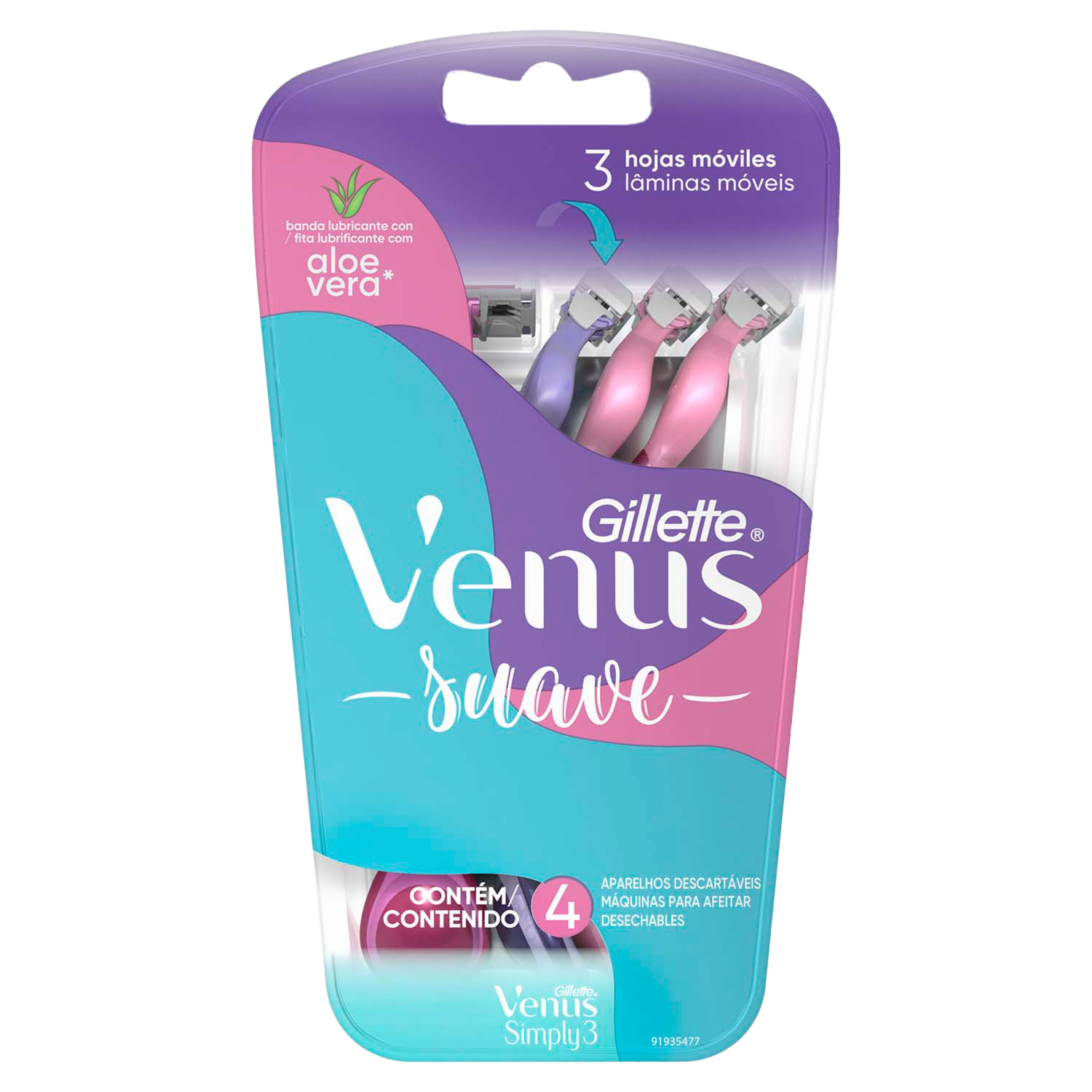 Razuradora Desechable Venus Und VENUS X4 Uds