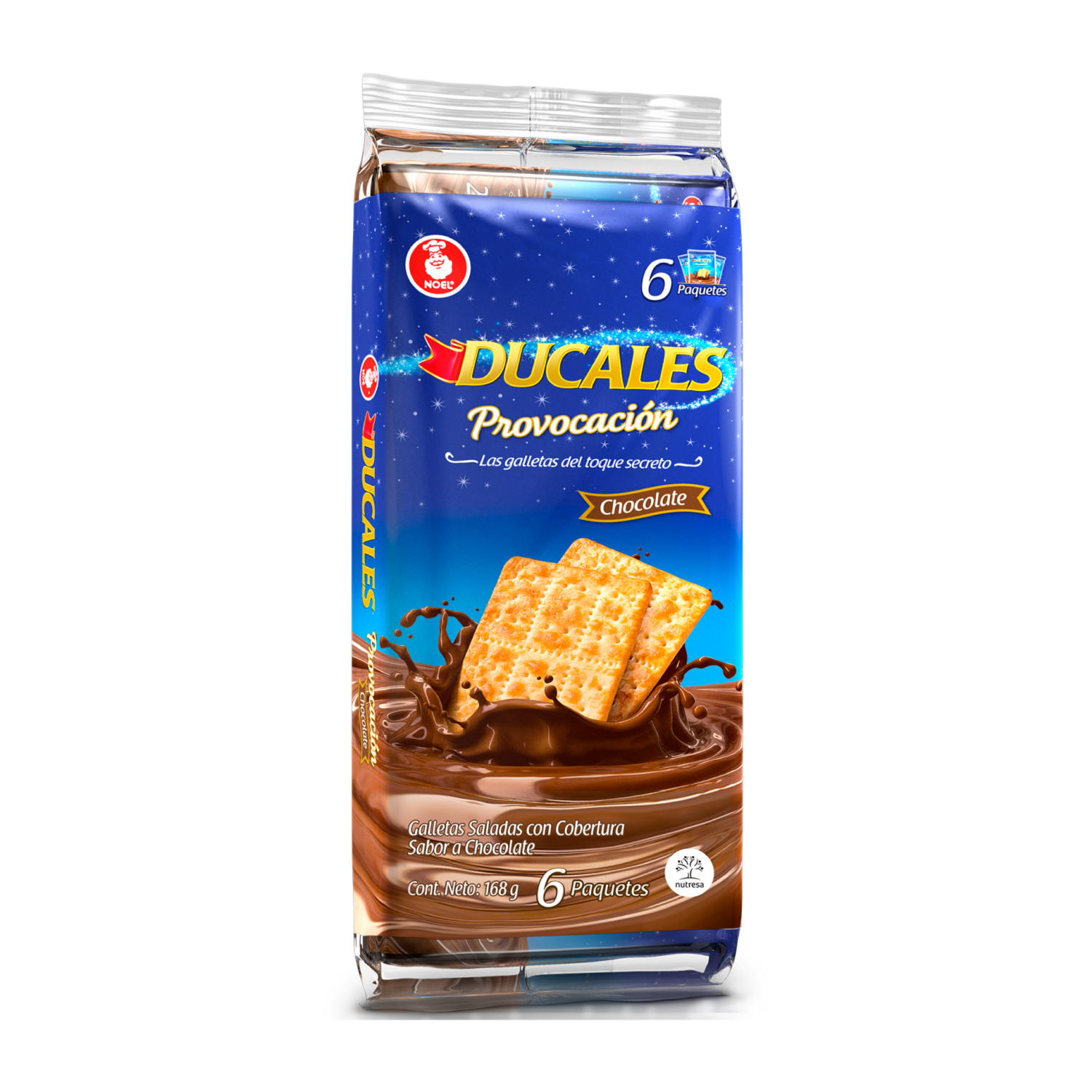 Galletas Recubiertas De Chocolate DUCALES x 6 Uds