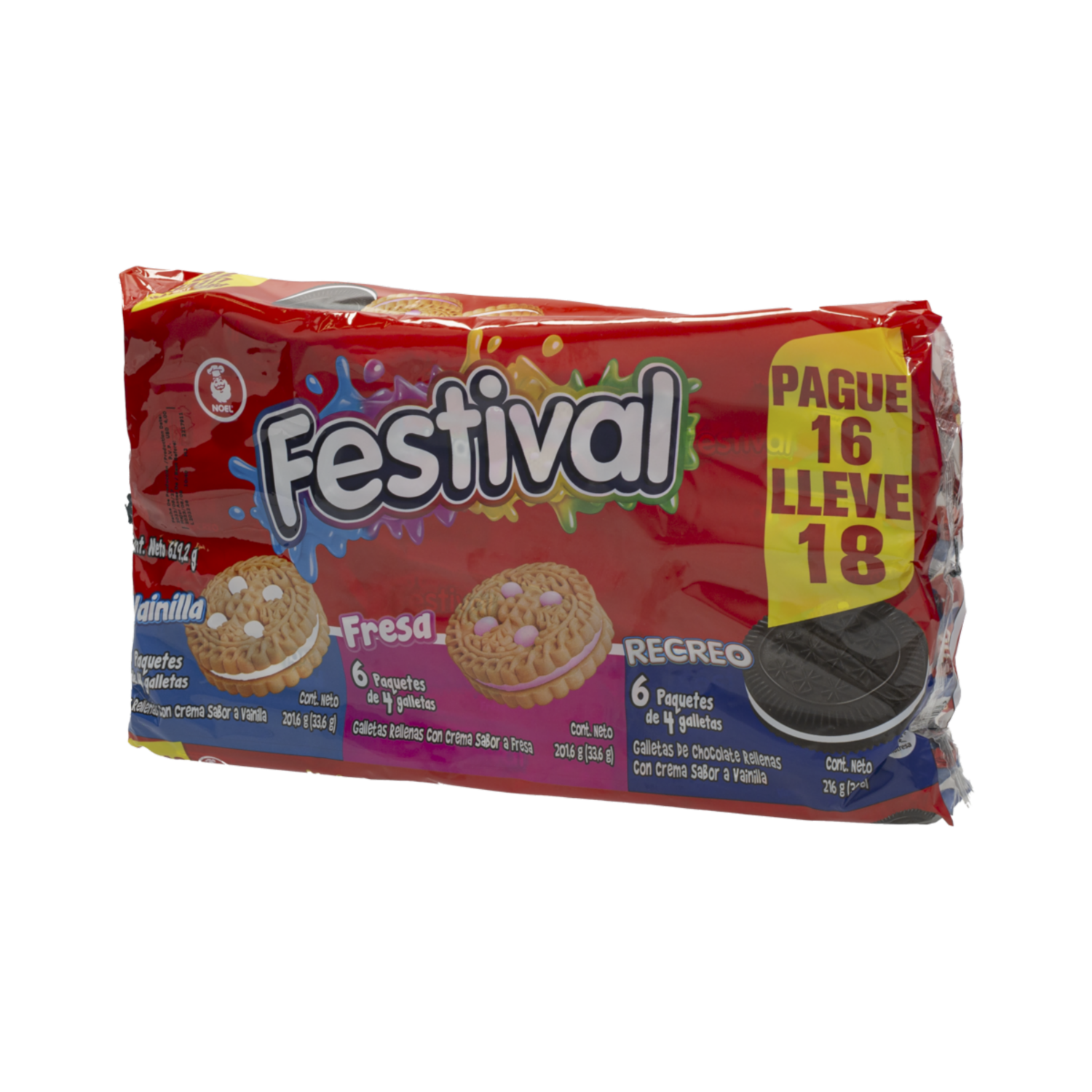 Galletas Dulces Surtido FESTIVAL X 18 Uds