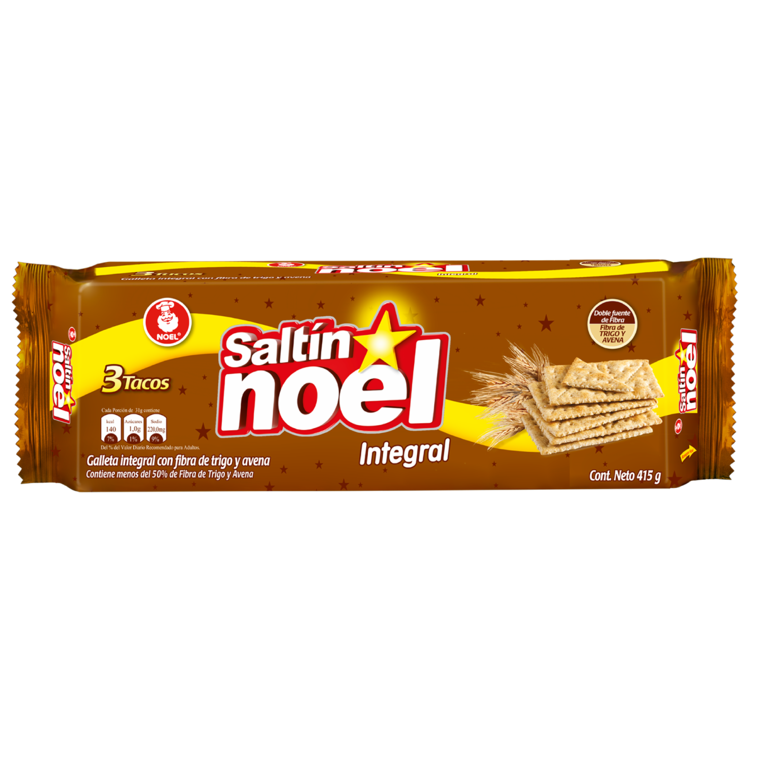 Galletas De Sal Taco Integral SALTÍN 415 G