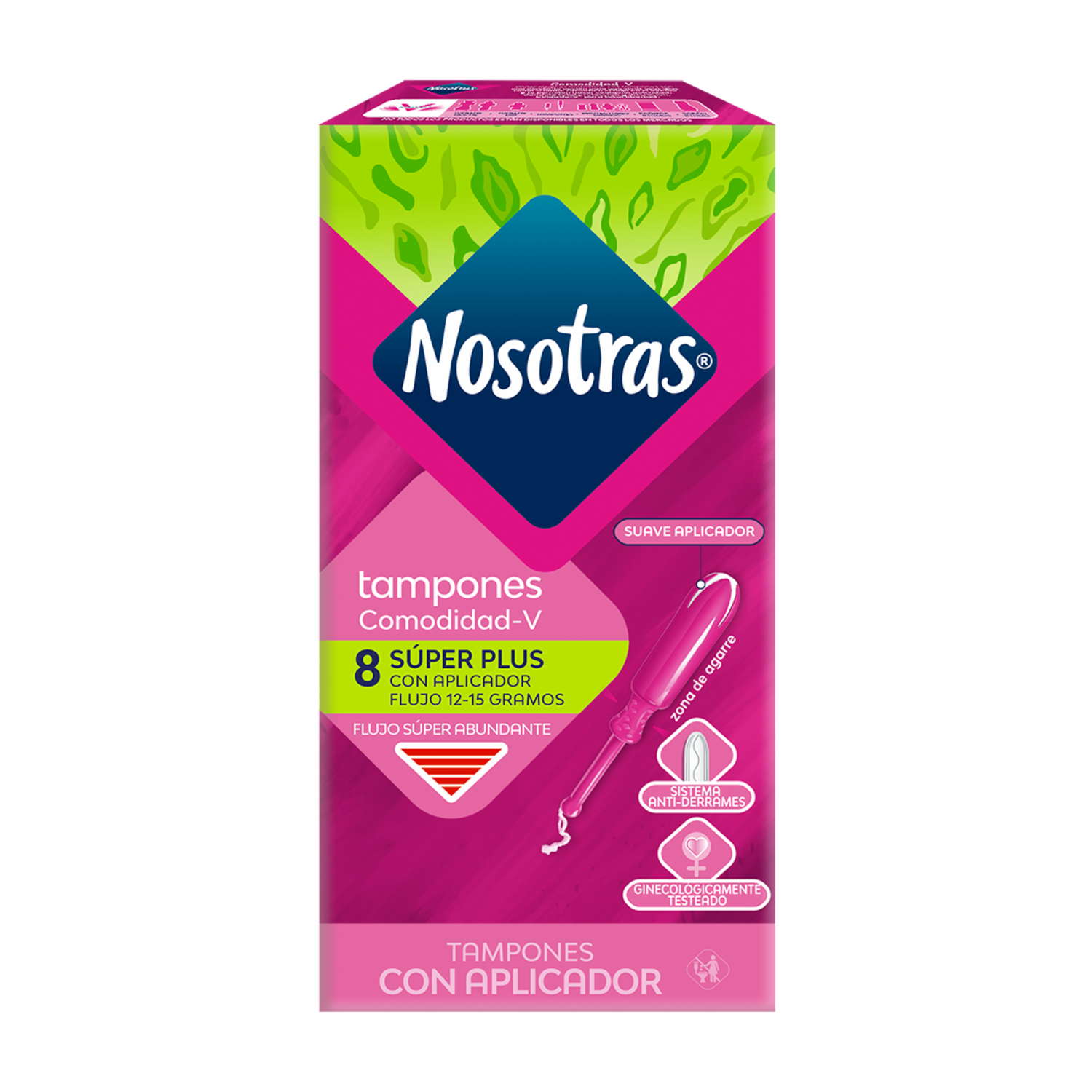 Tampón Intimo Con Aplicador Splus NOSOTRAS 1 X 8 Unidades