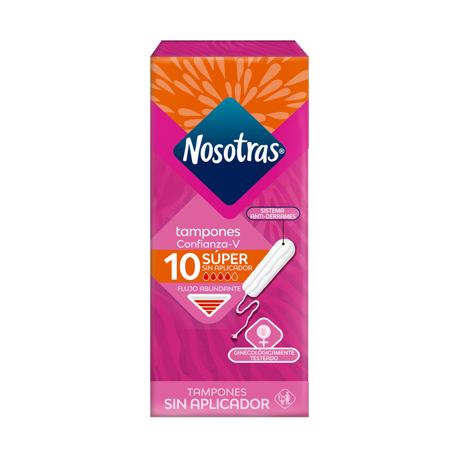 Tampones Digital Súper NOSOTRAS X 10 Unidades