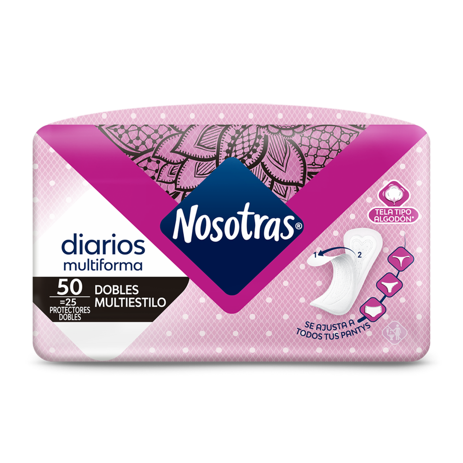Protectores Diarios Dobles NOSOTRAS 25 U