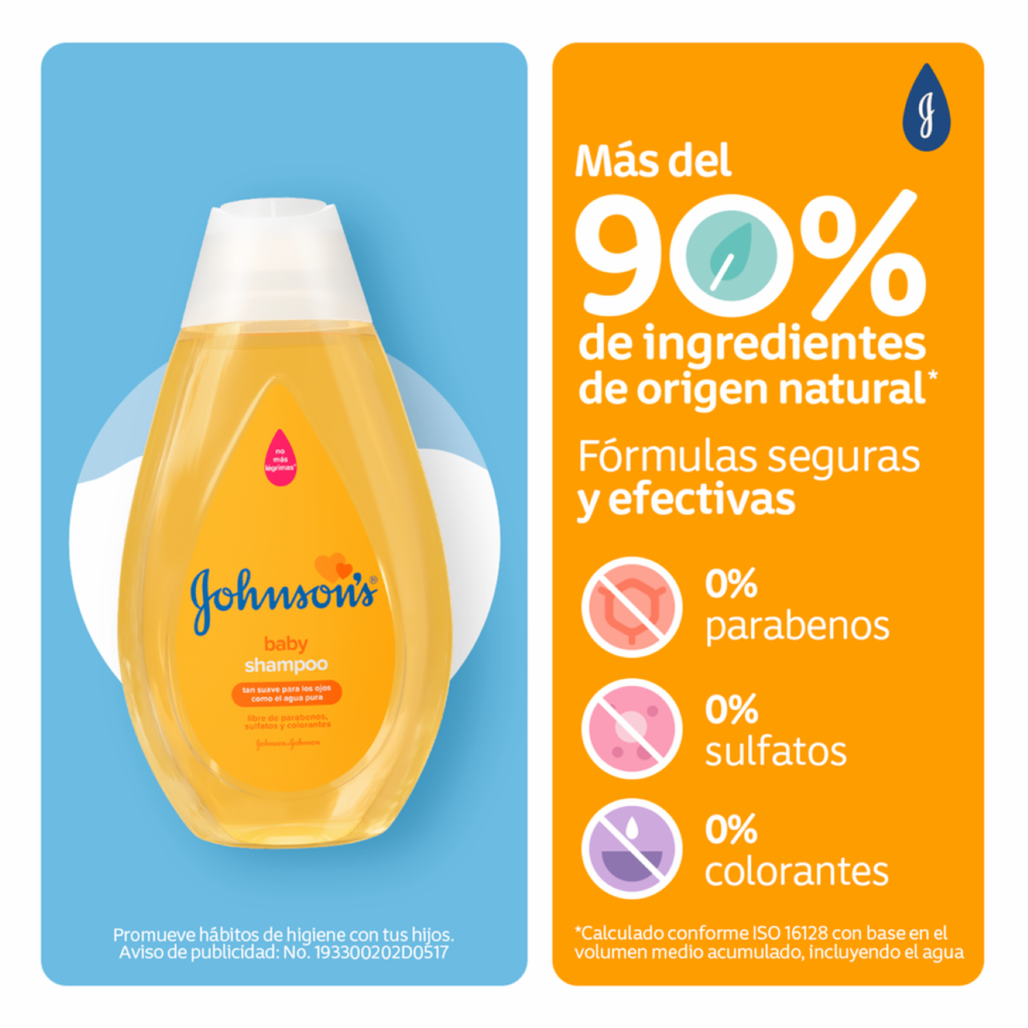 Shampoo Bebé Original JOHNSON’S 200 Ml