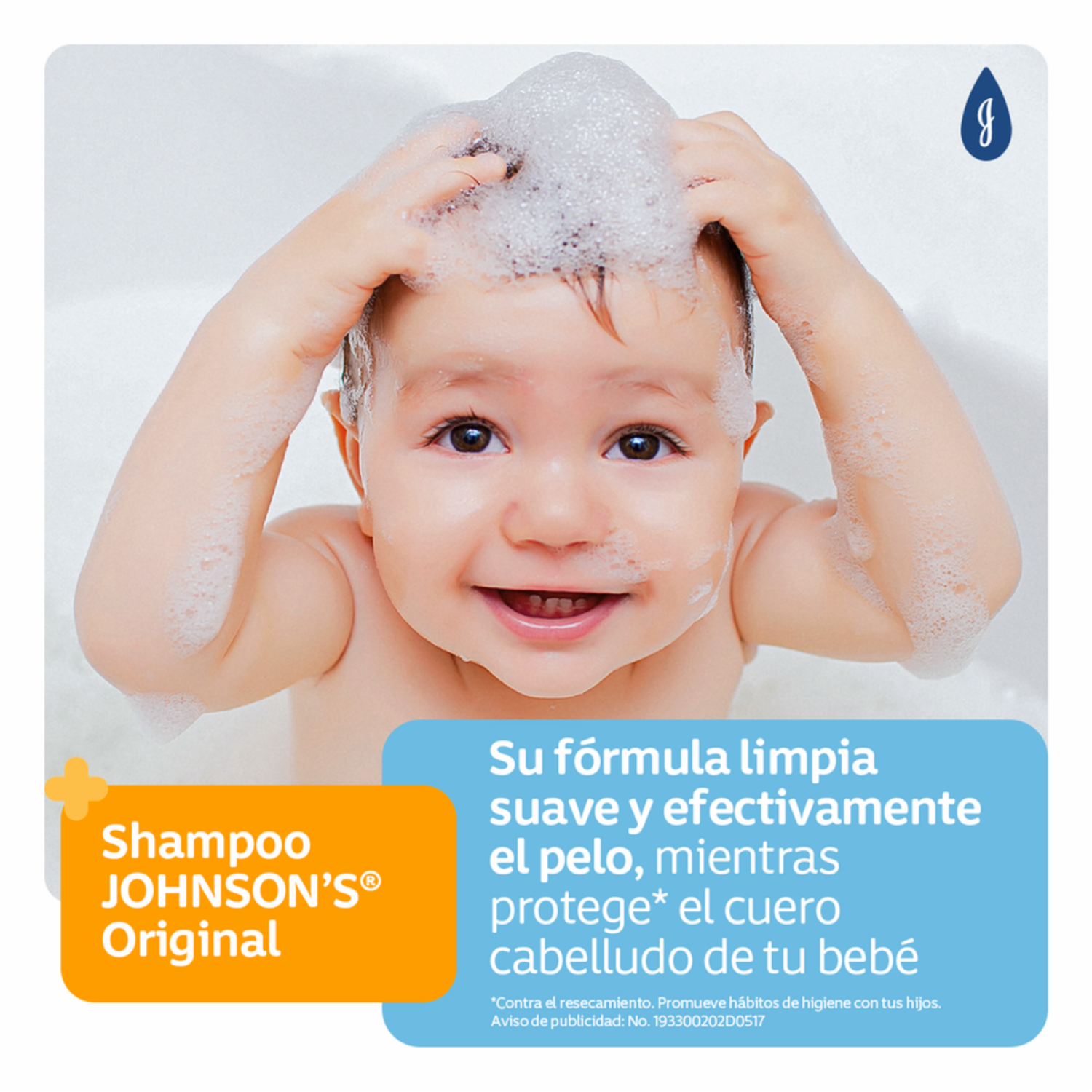 Shampoo Bebé Original JOHNSON’S 200 Ml