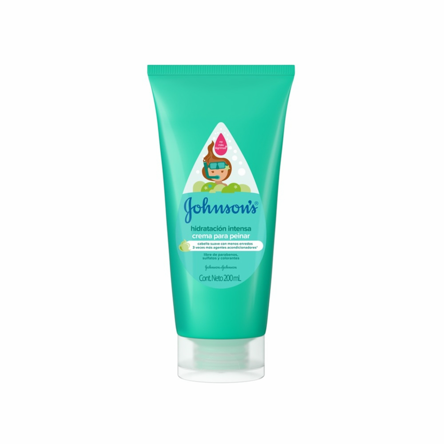 Crema Para Peinar Infantil Hidratación Intensa JOHNSON’S 200 Ml