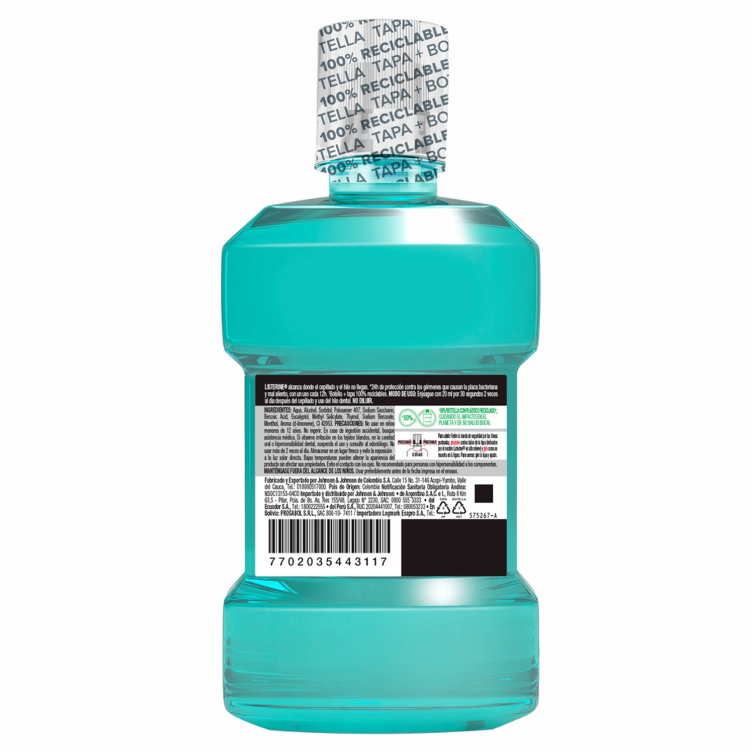Enjuague  Bucal Cool Mint LISTERINE 180 Ml