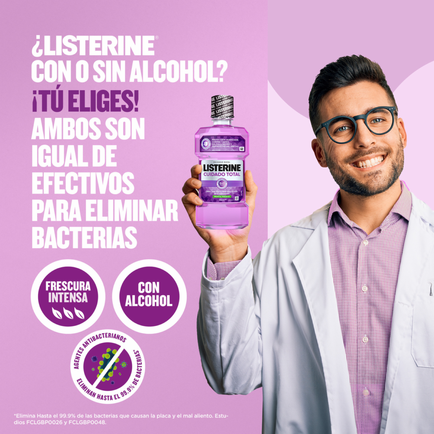 Enjuague  Bucal Cuidado Total LISTERINE 180 Ml