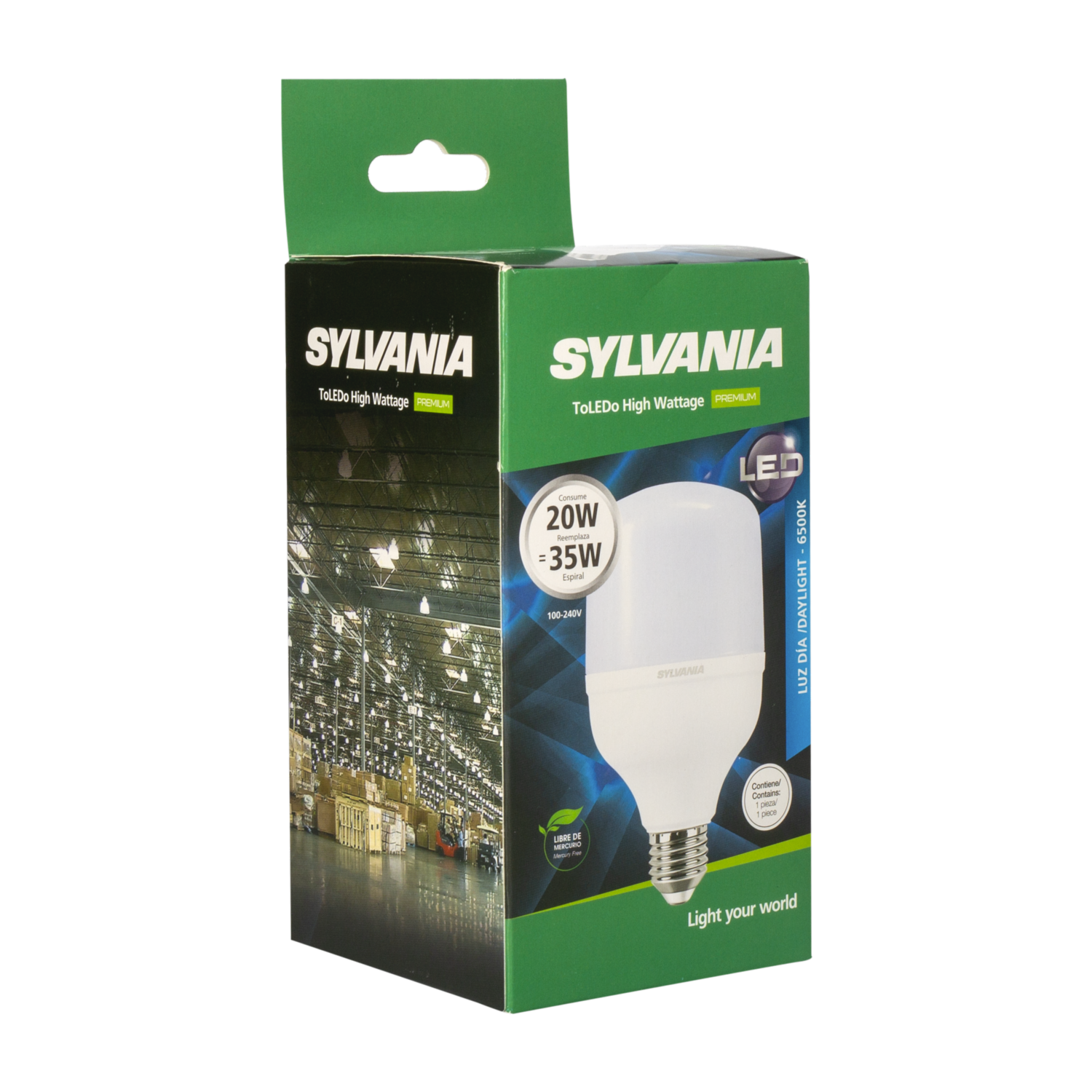 Foco De Alta Potencia SYLVANIA 20 W