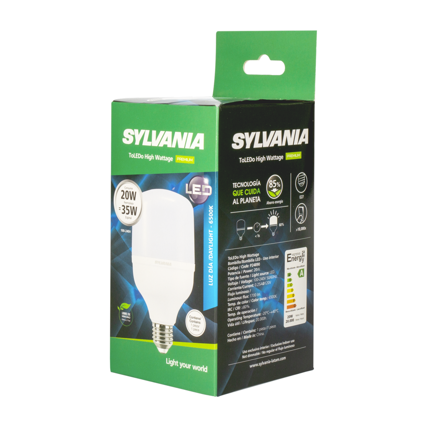 Foco De Alta Potencia SYLVANIA 20 W