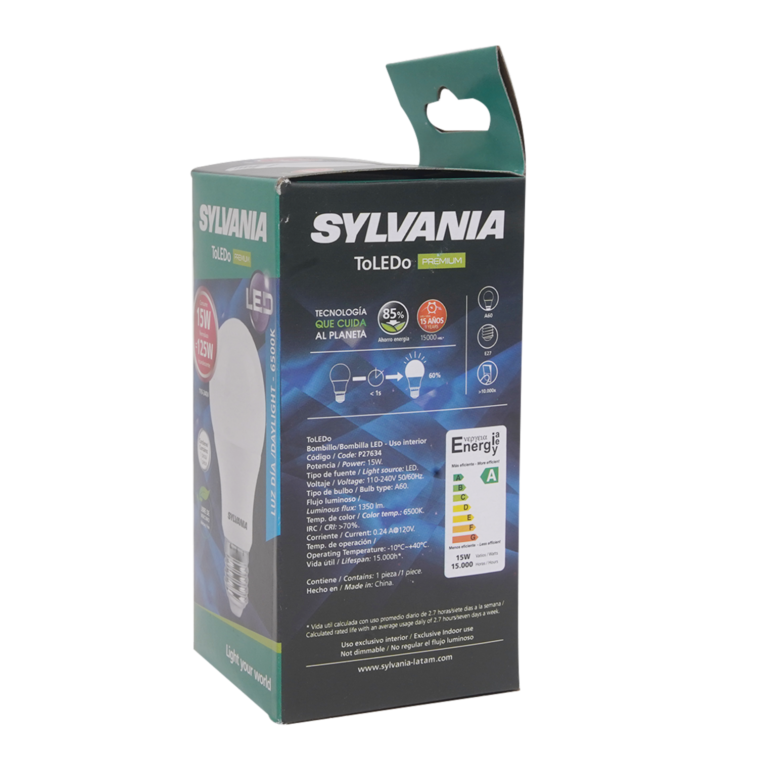 Foco Led 15W Luz Dia SYLVANIA Unidad