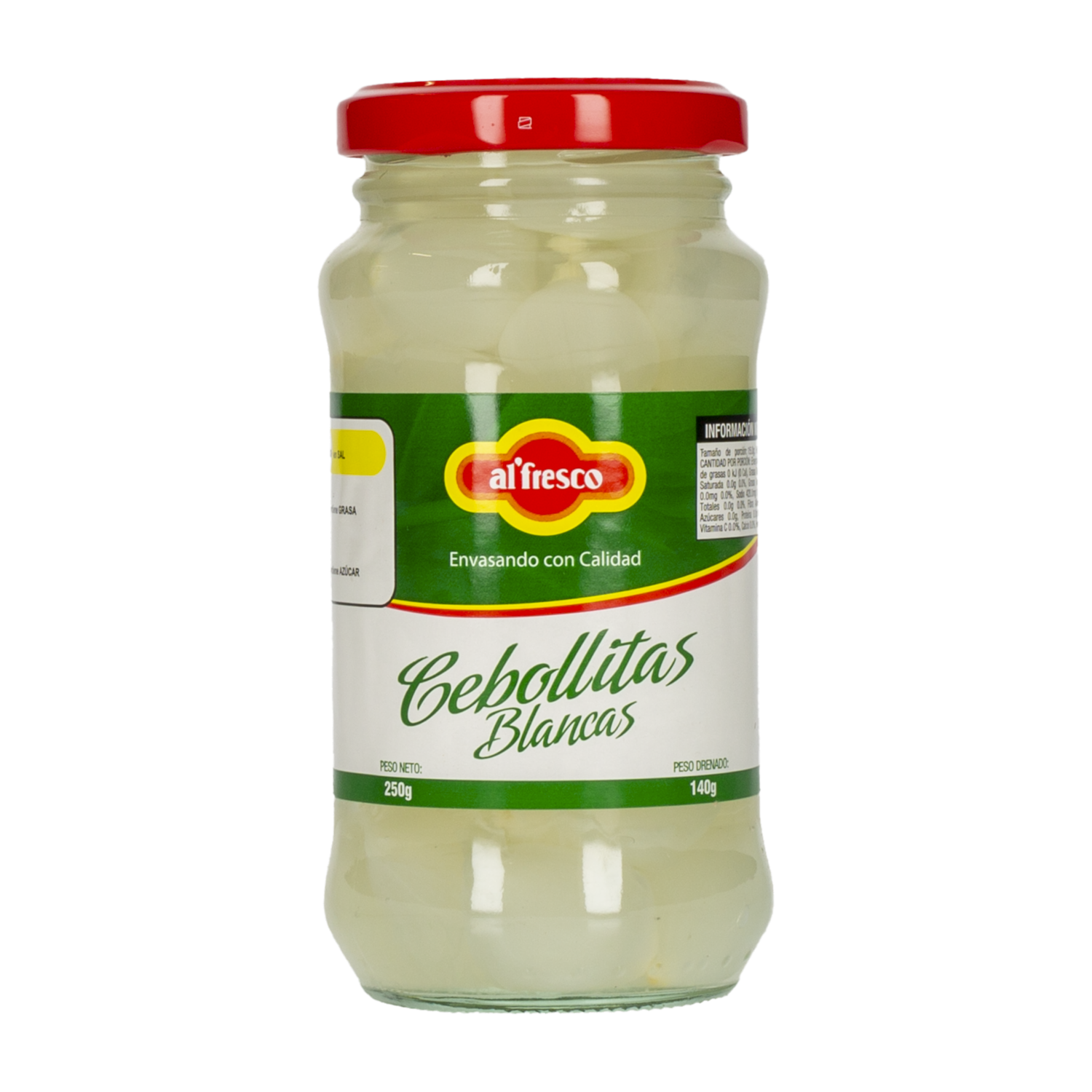 Cebolla Blancas En Vinagre AL’FRESCO 250 g