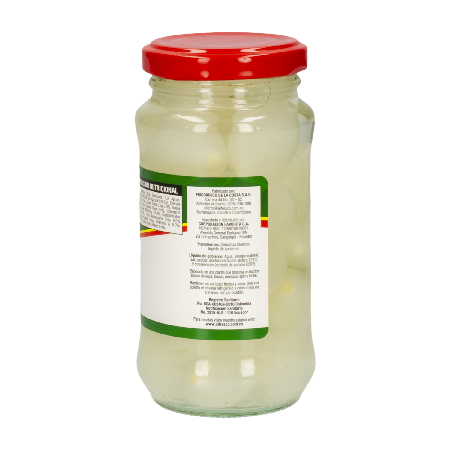 Cebolla Blancas En Vinagre AL’FRESCO 250 g