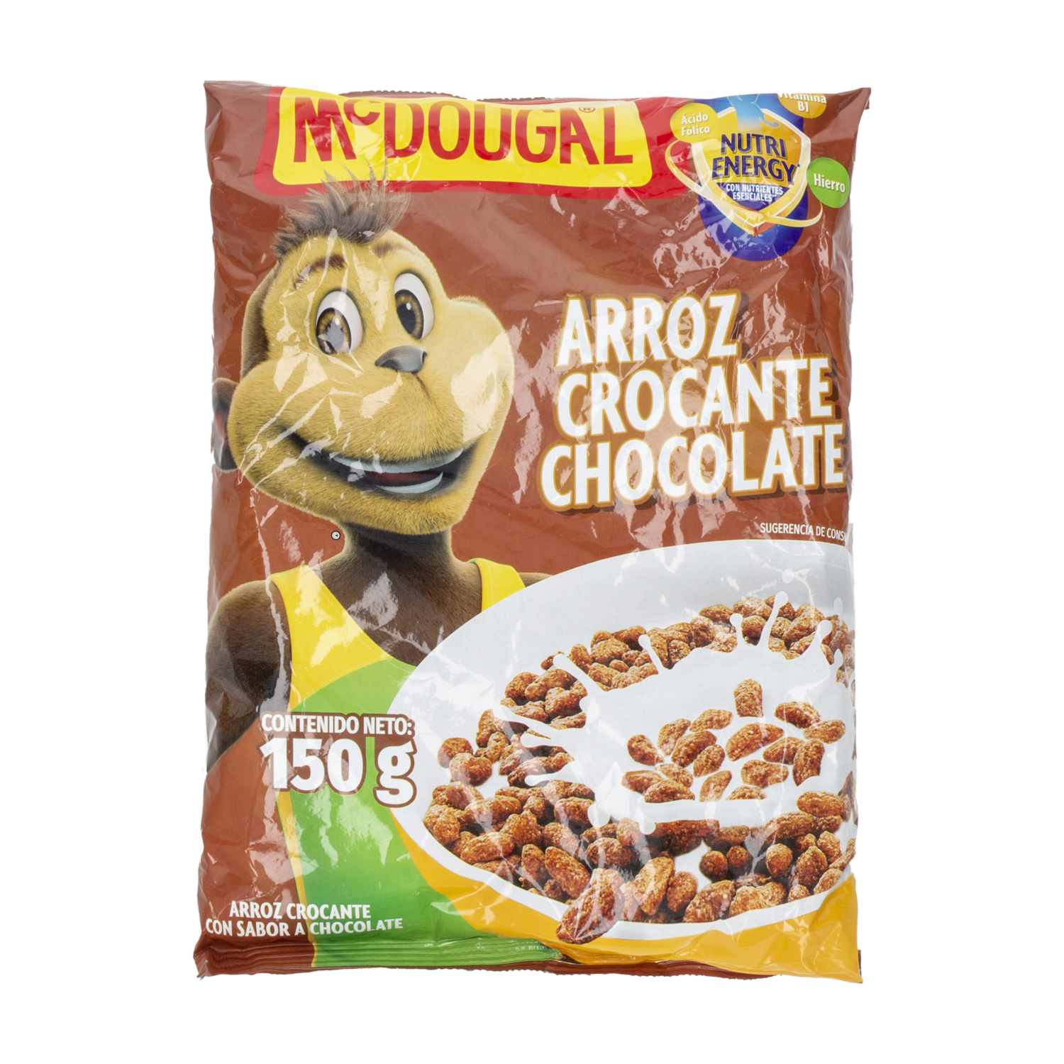 Cereal De Arroz Crocante Chocolate MC.DOUGAL 150 G