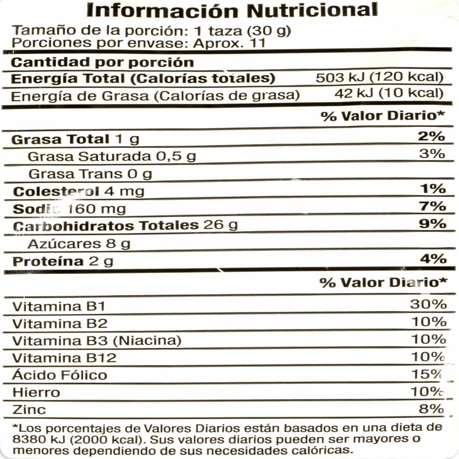 Cereal Sabor A Leche Condensada MC.DOUGAL 320 G