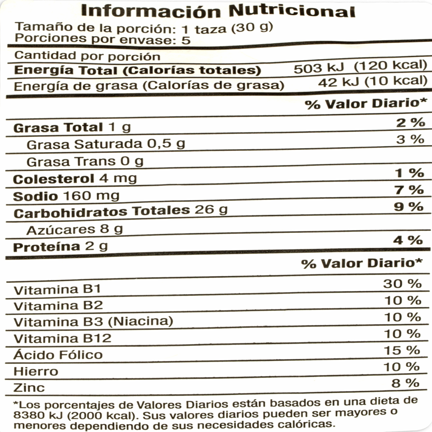 Cereal Sabor A Leche Condensada MC.DOUGAL 150 G
