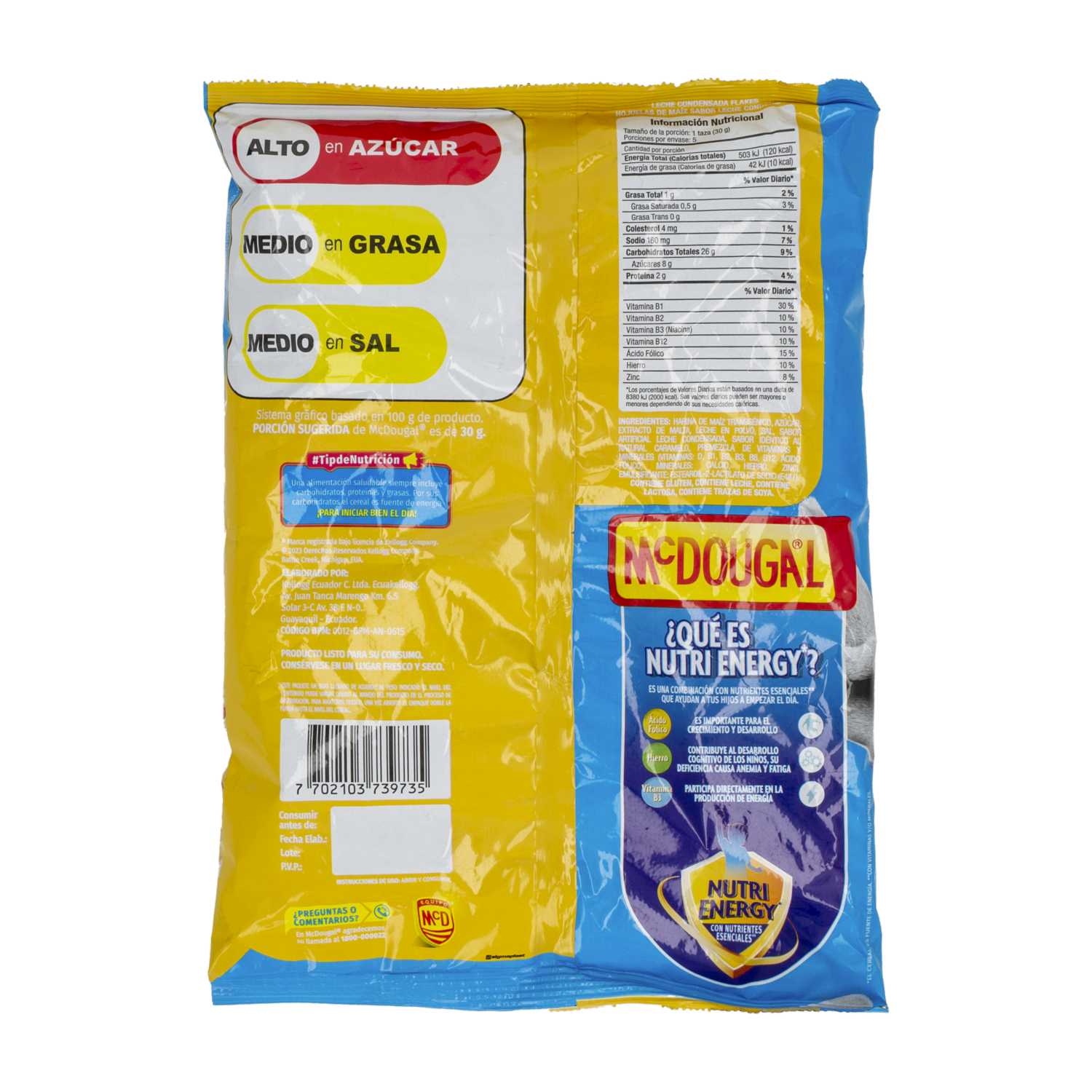 Cereal Sabor A Leche Condensada MC.DOUGAL 150 G