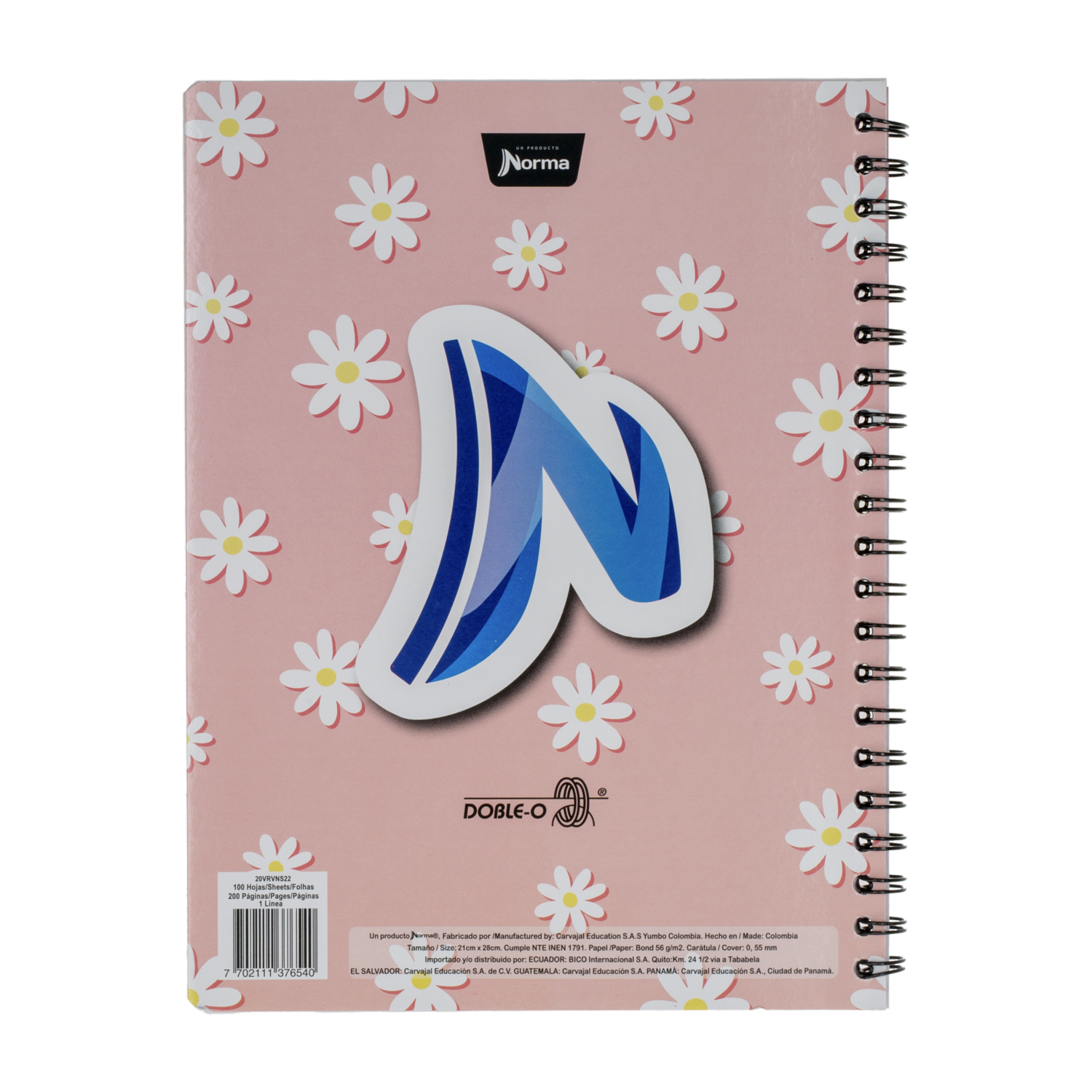 Cuaderno Universitario Andaluz A Líneas NORMA 100 Hojas