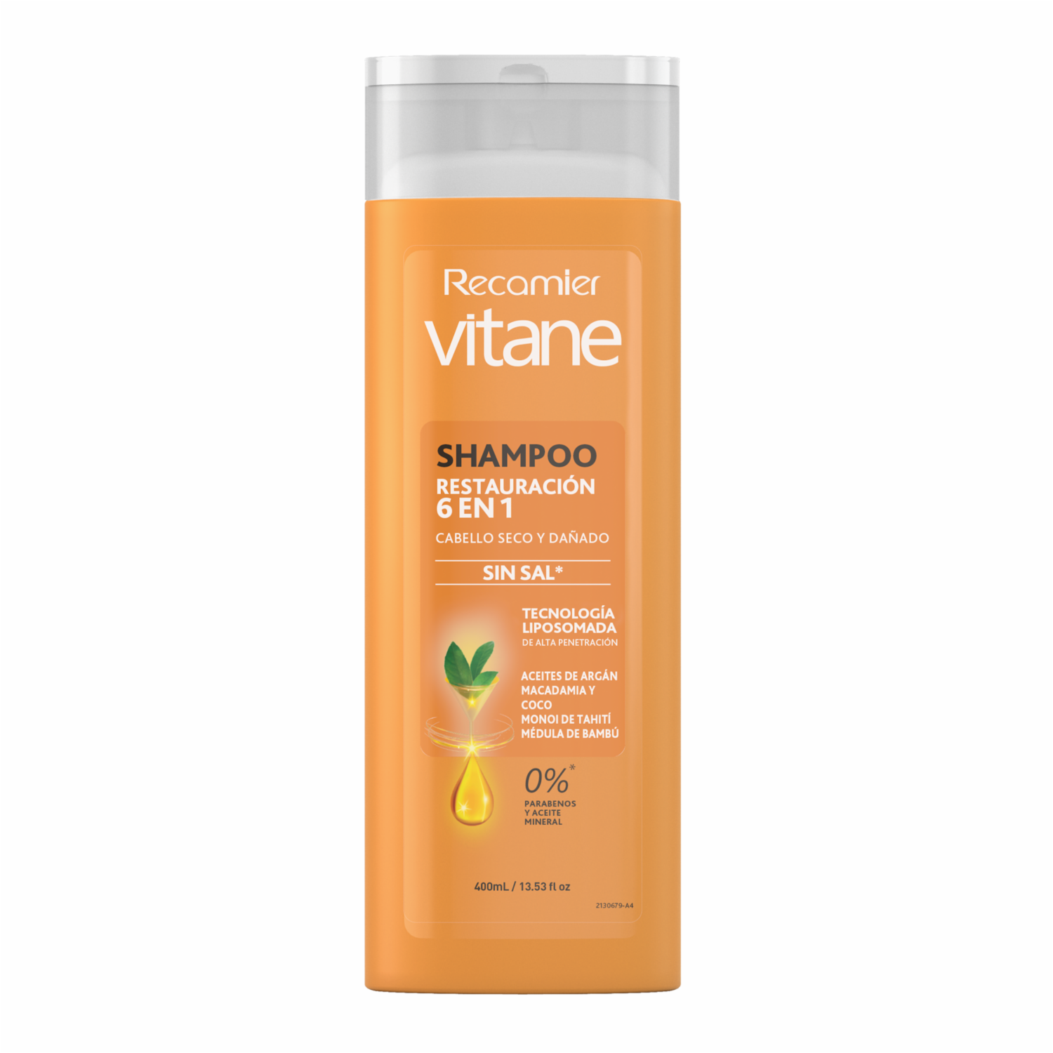 Shampoo De Cabello Restauración 6 En 1 VITANE 400 Ml