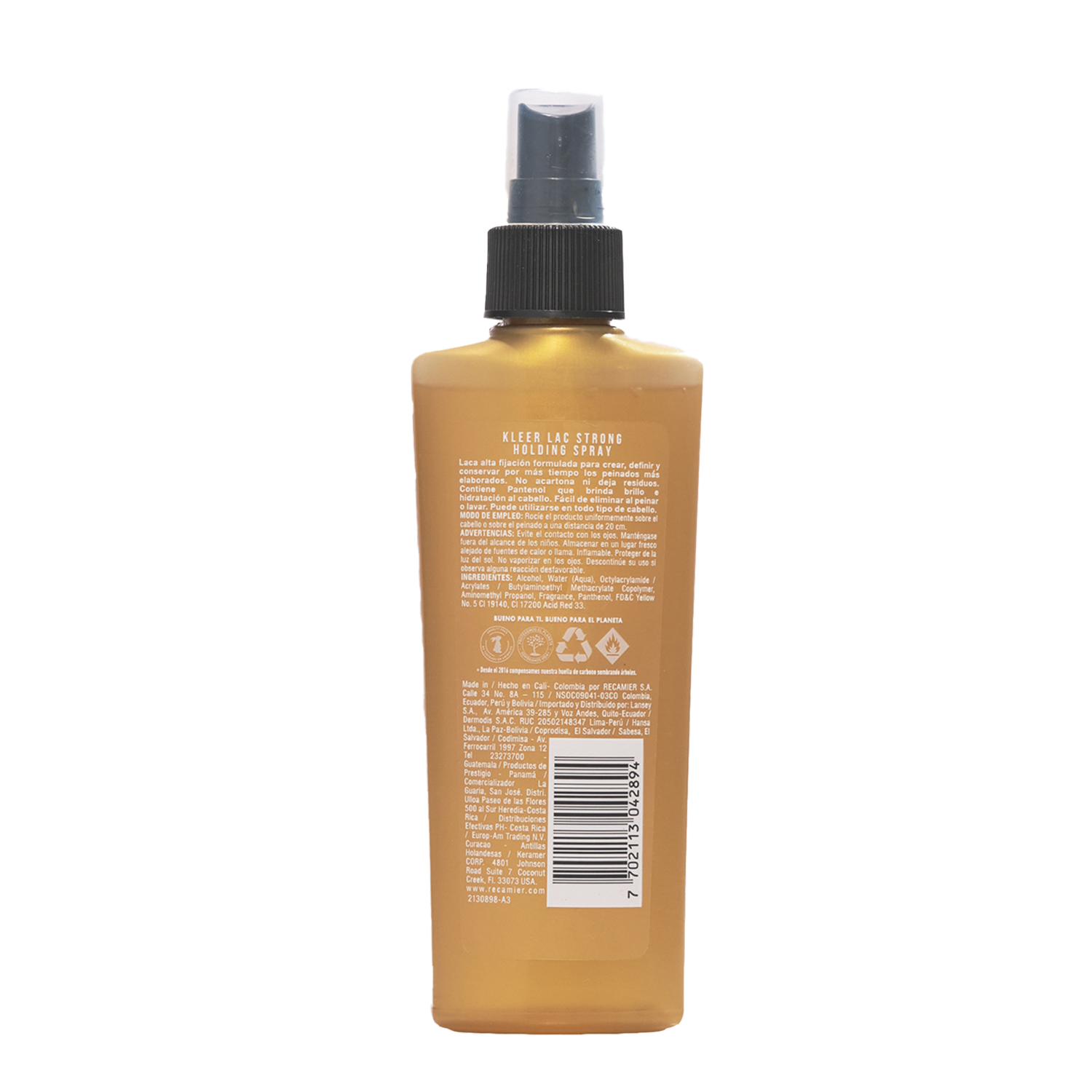 Laca Para Cabello Spray Fuerte Kleer Lac Style KLEER LAC 150 Ml
