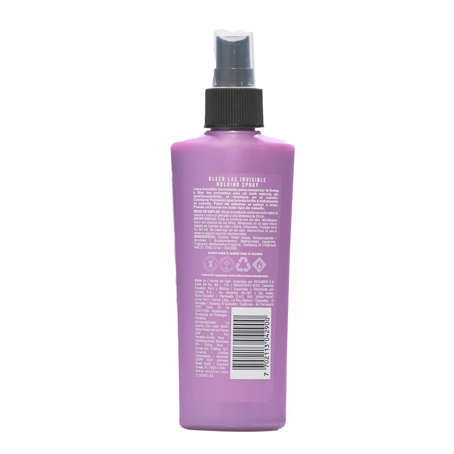 Laca Para Cabello Spray Suave Kleer Lac Style KLEER LAC 150 Ml