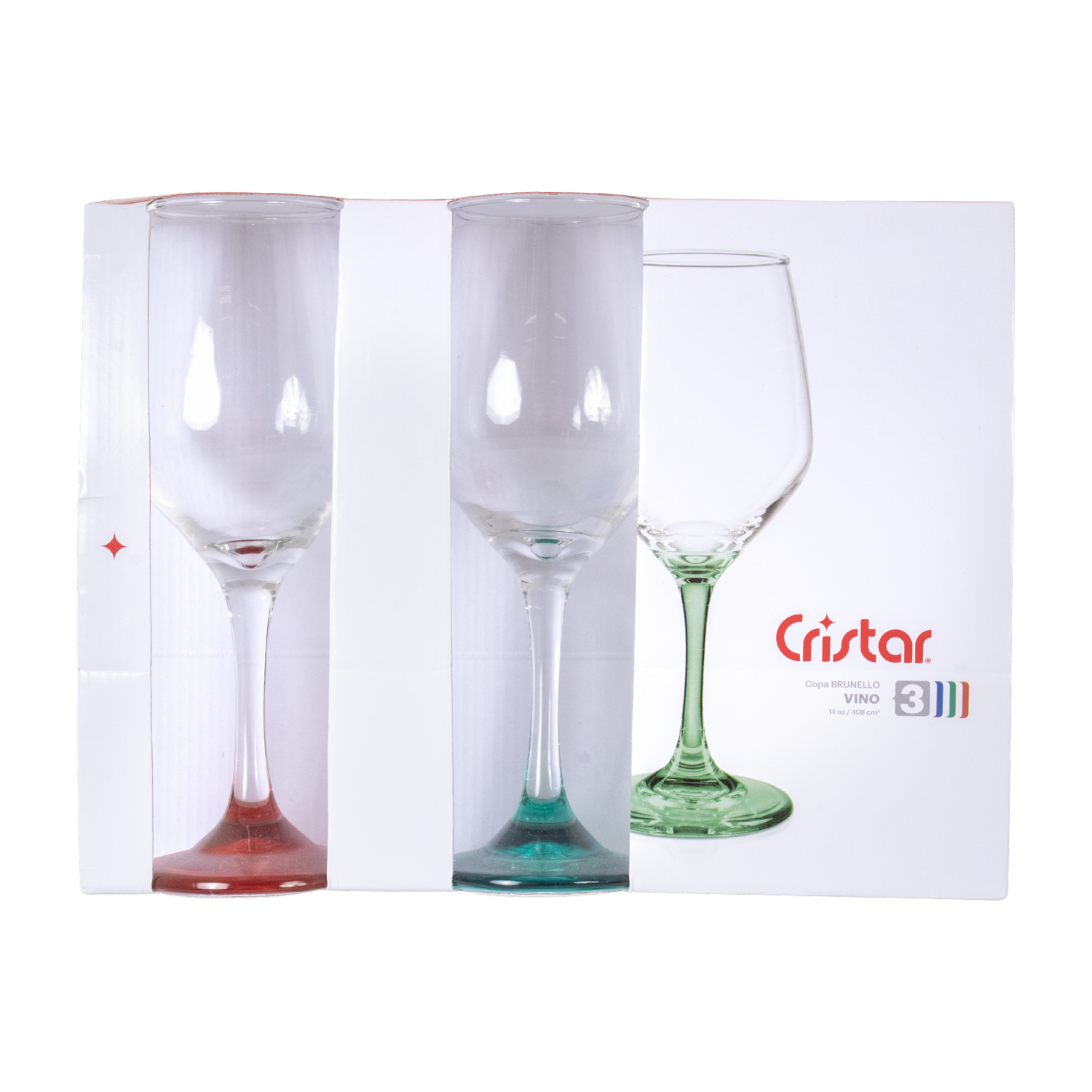 Set De Copas Para Vino Brunello Can Fdo Mix 5468cfc3 CRISTAR X 3 Uds