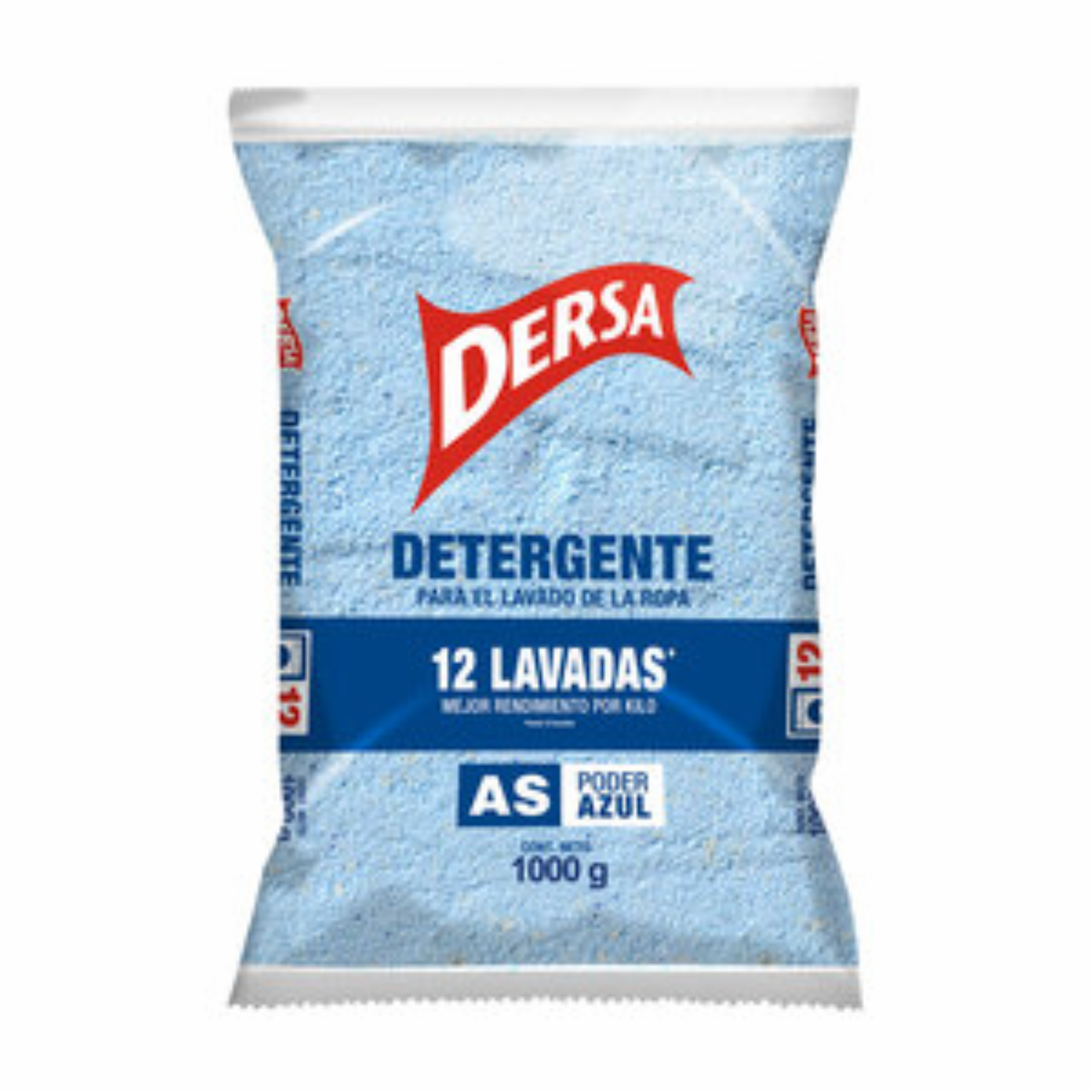 Detergente En Polvo AS Poder Azul DERSA 1000 G
