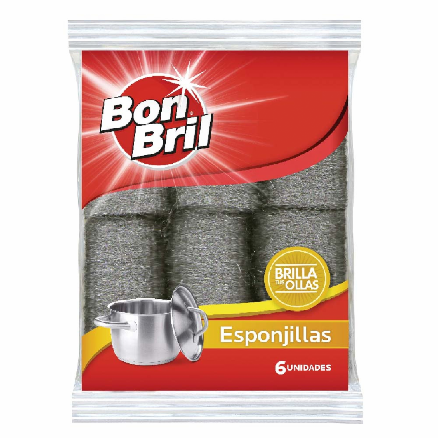 Esponjilla Lava Ollas BON BRIL X6 Uds