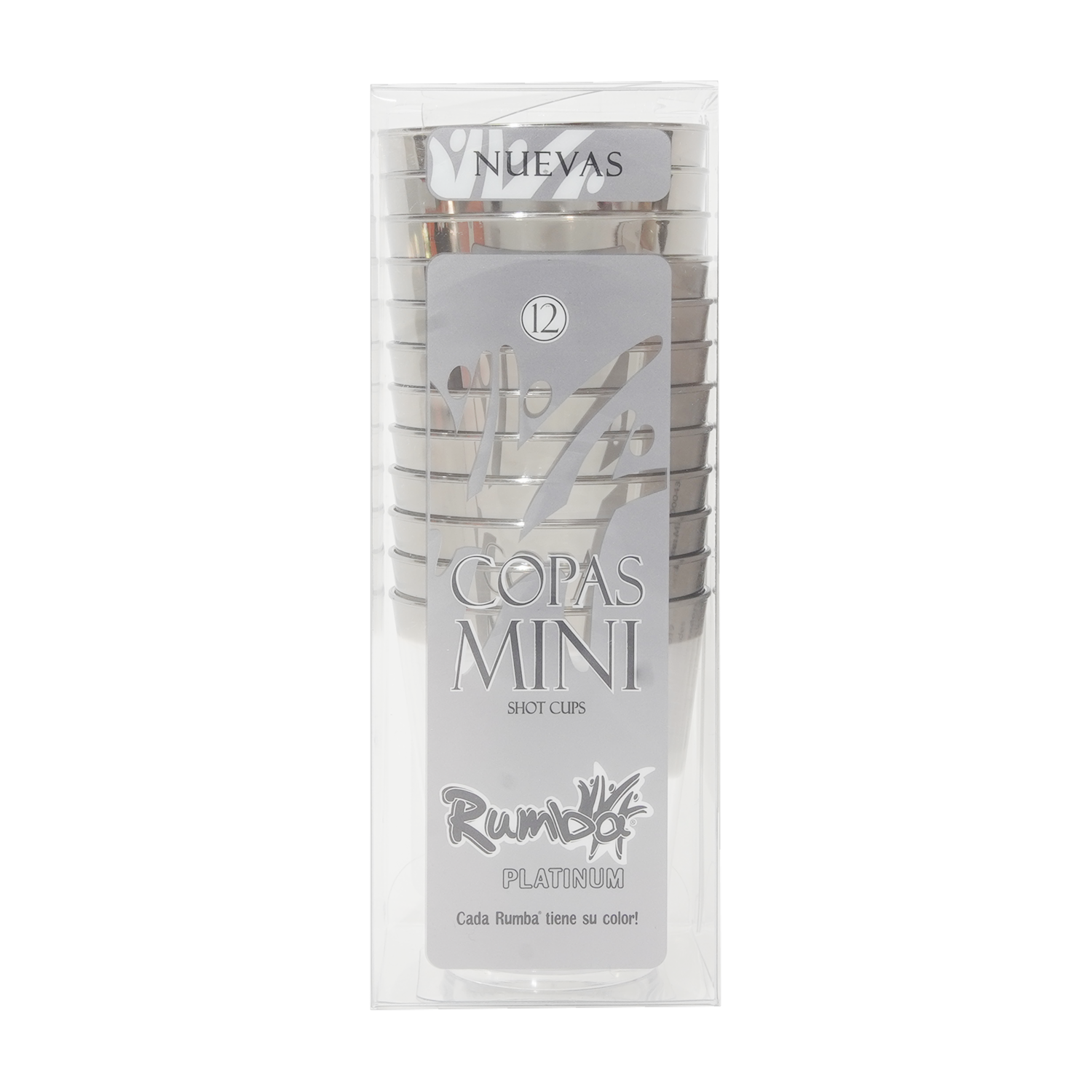 Mini Copa Shot 2.5 Onzas RUMBA 12 Unidades