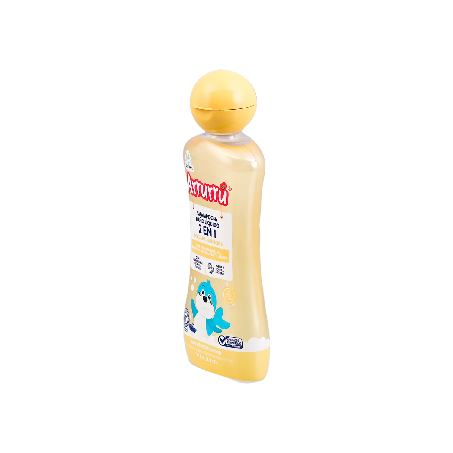 Shampoo Infantil Y Baño Seco  2 en 1 ARRURRÚ 220 Ml