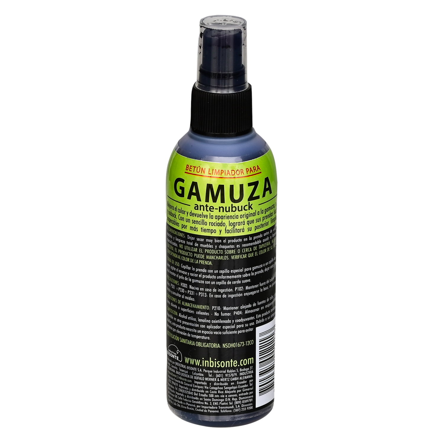 Limpiador Líquido De Gamuza Tono Negro BÚFALO 110 Cm
