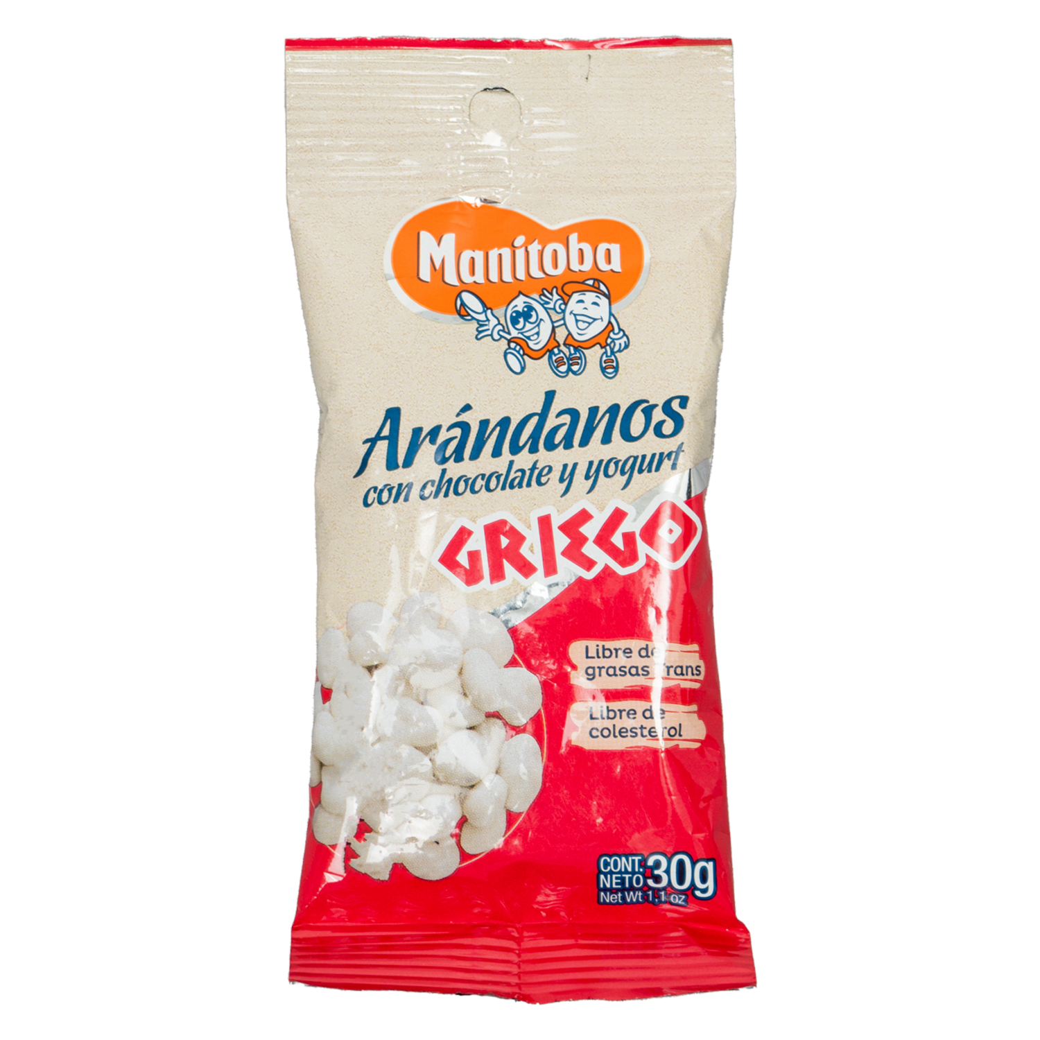 Arándanos Recubiertos De Chocolate Y Yogurt Griego MANITOBA 30 G
