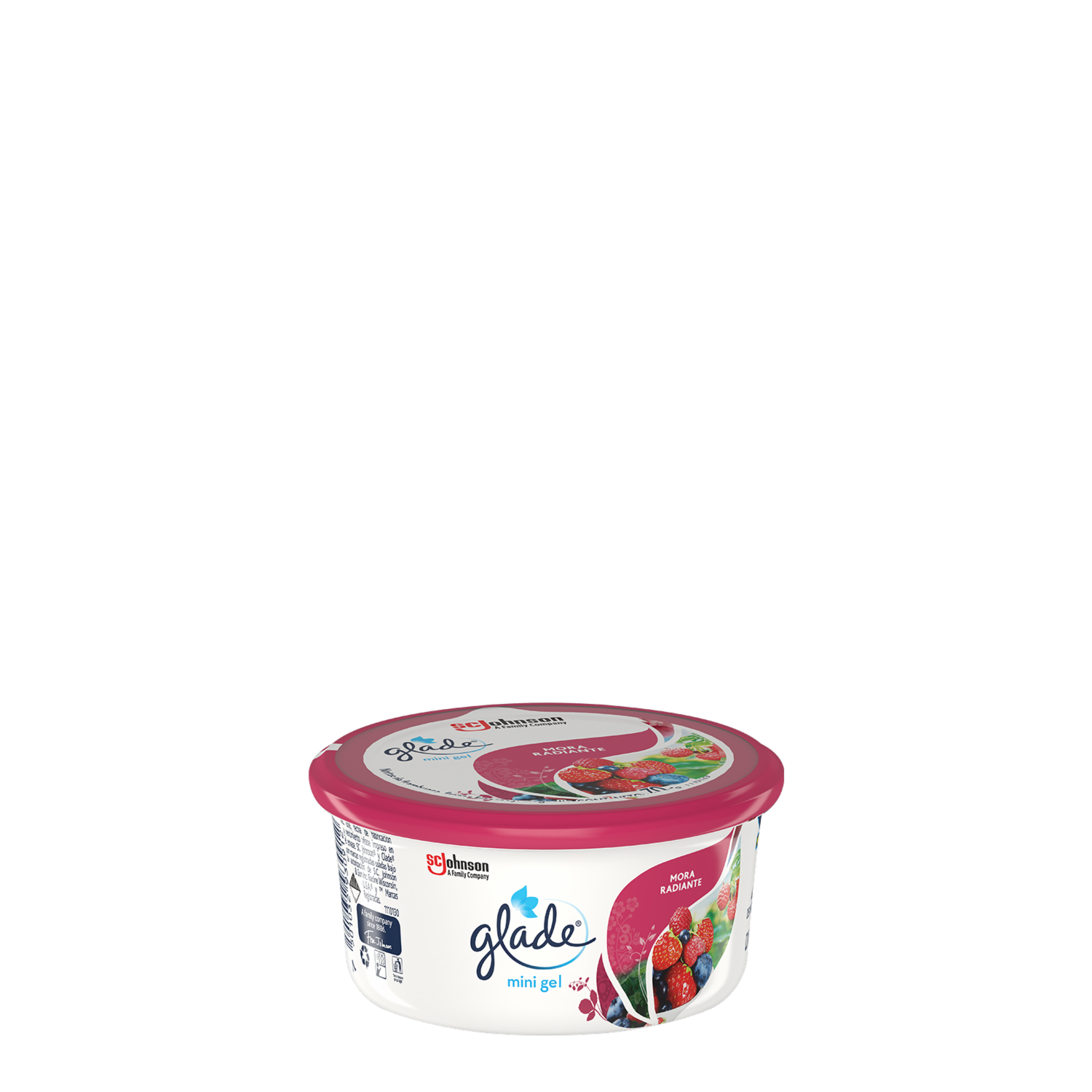 Aromatizante Mini Gel Home Mora Radiante GLADE 70 Ml