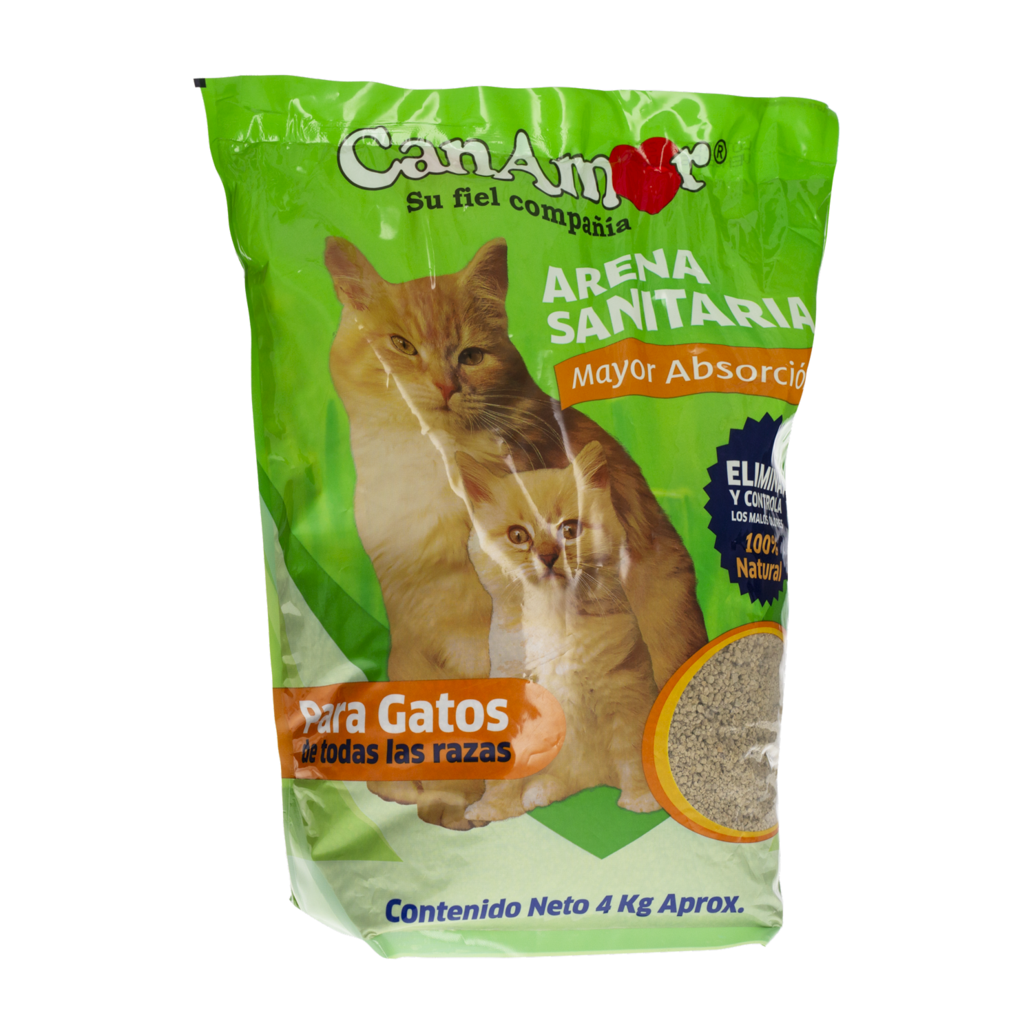 Arena Para Gatos Sanitaria CANAMOR 4 KG