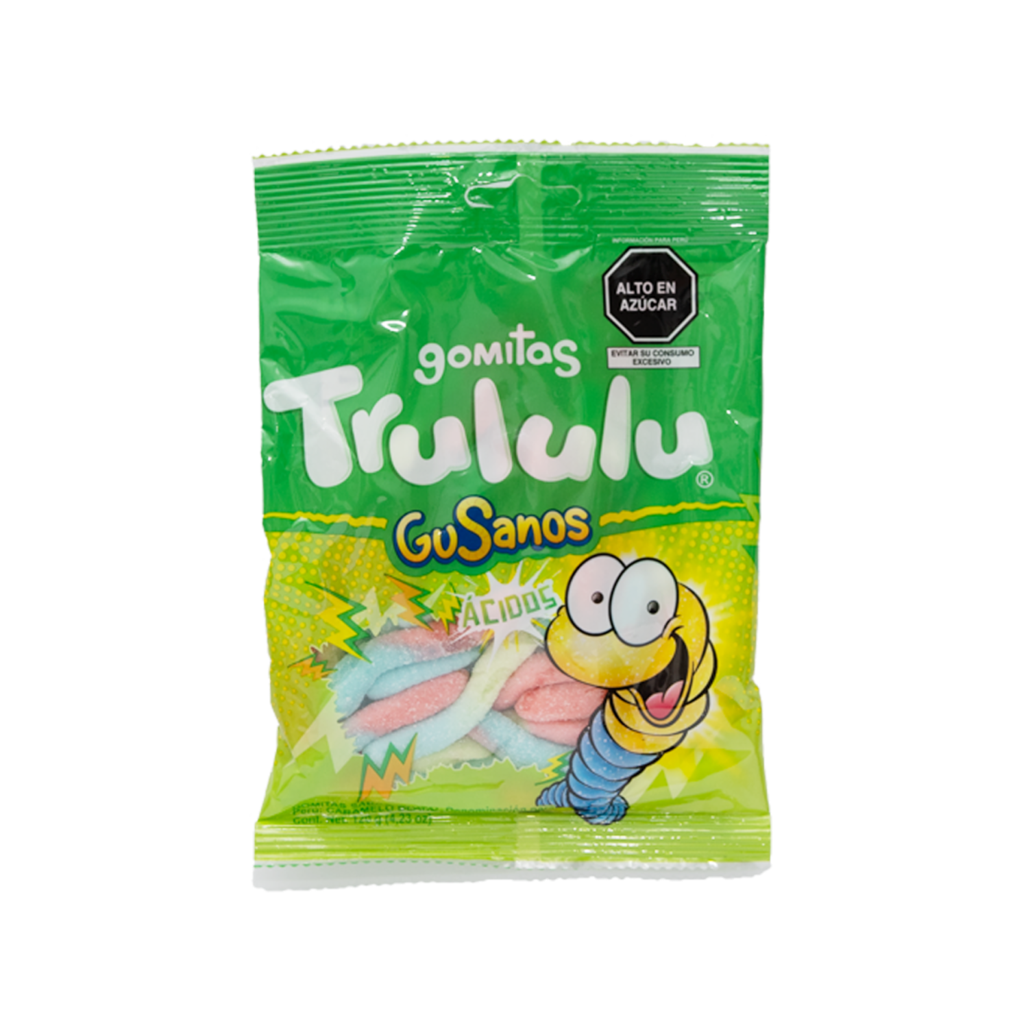 Gomitas Gusanos Ácidos LA ORIGINAL 120 G