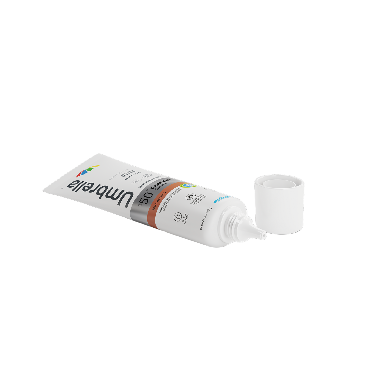 Protector Solar Base Fluida Oscuro Spf50 UMBRELLA 50 G