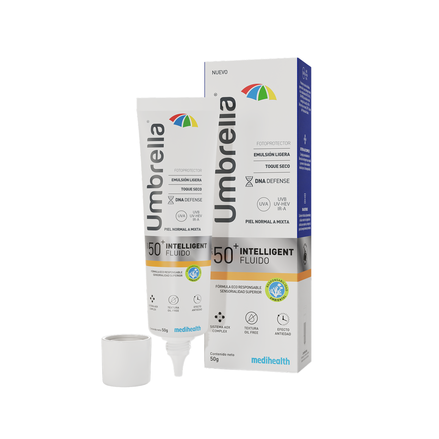 Protector Solar Intelligent Fluido Spf50+ UMBRELLA 50 G